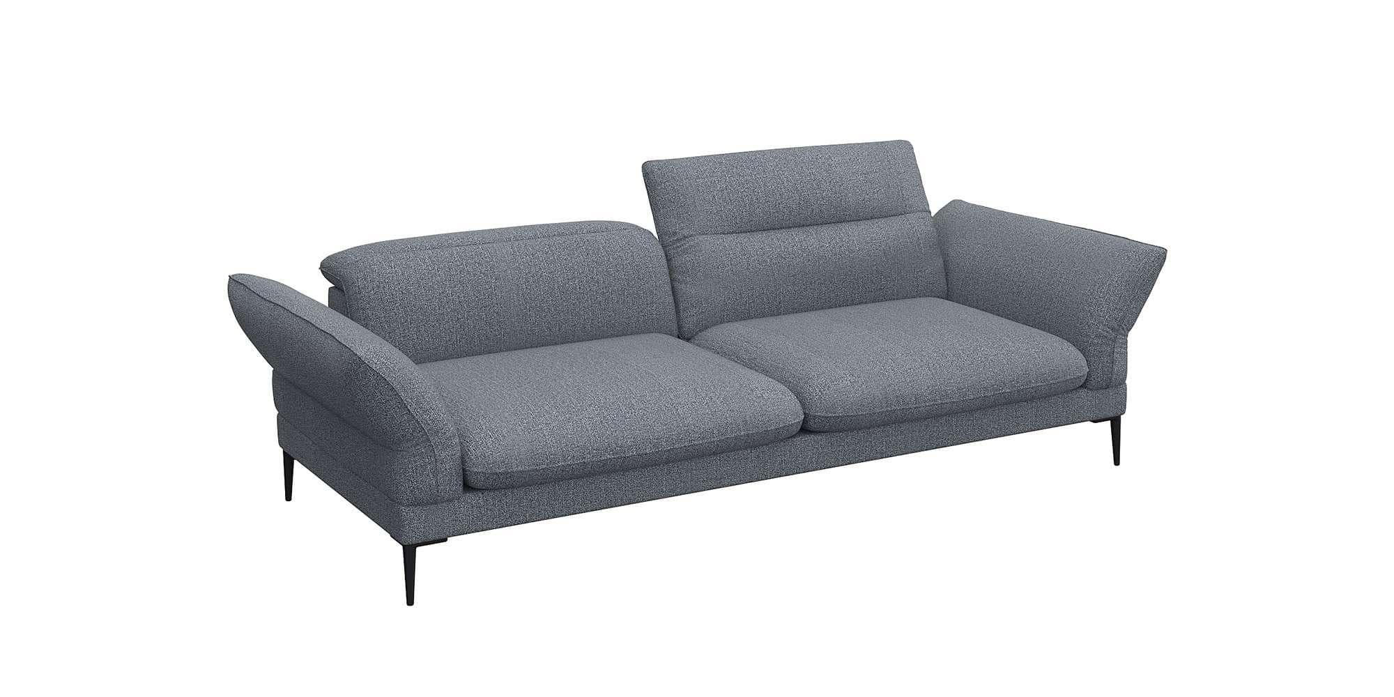 3-Sitzer FLEXLUX Salino Funktionssofa Relaxsofa Navy Blue