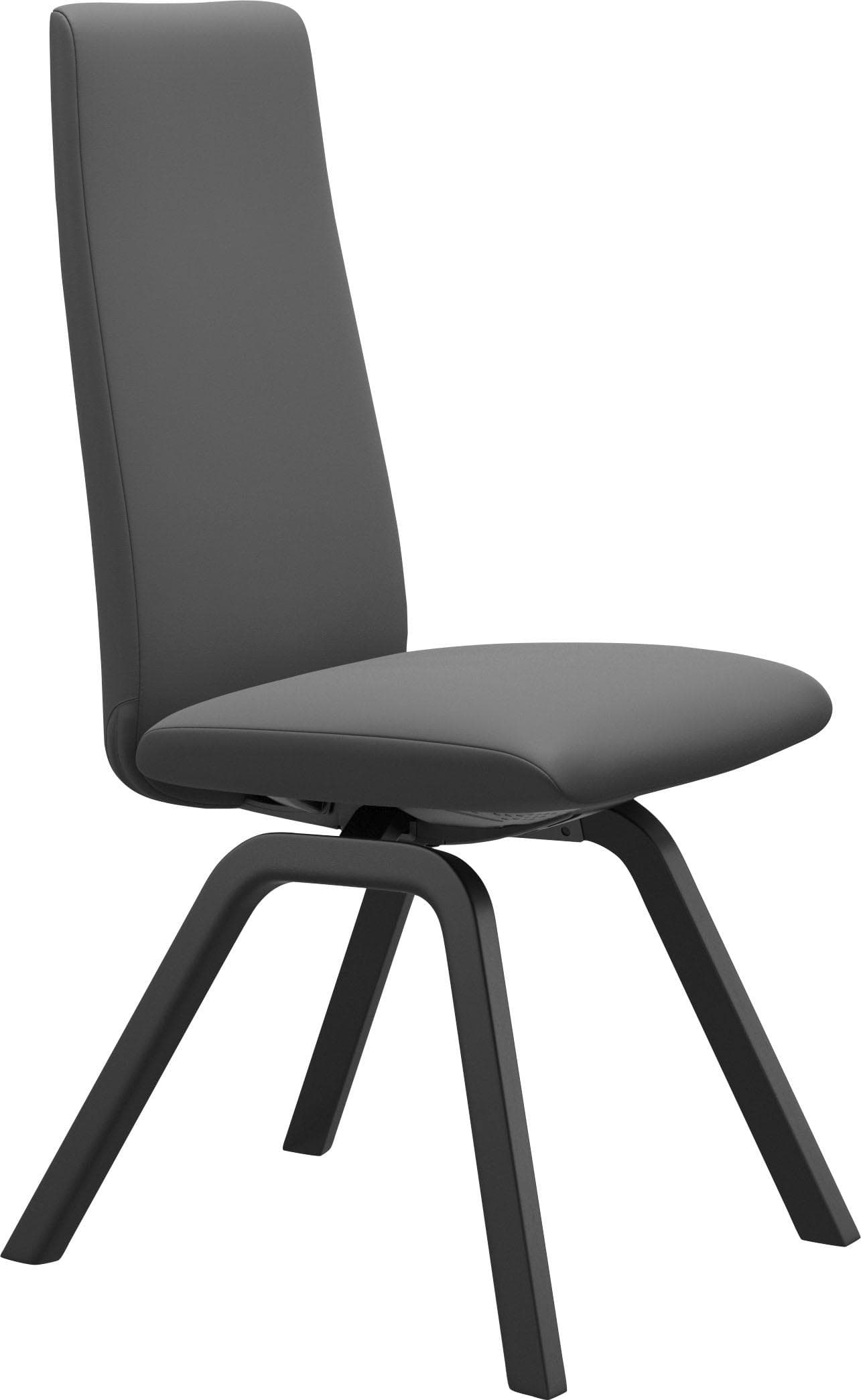 STRESSLESS Laurel Polsterstuhl Grau Leder BATICK Massivholz