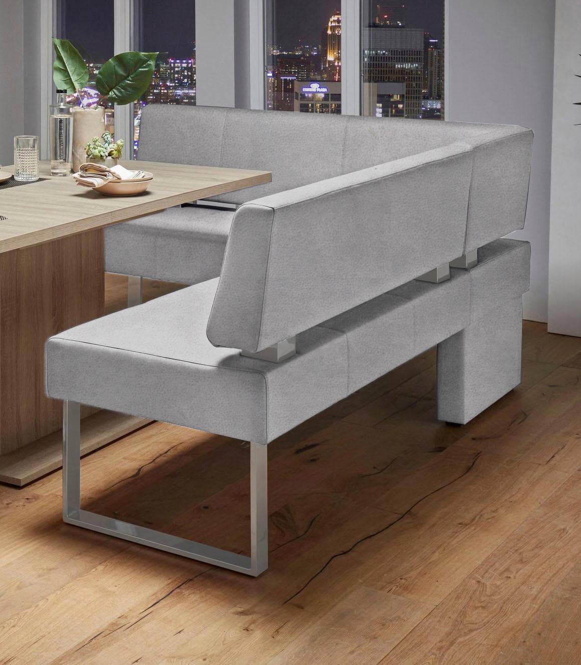 OTTO HOME Eckbank Rab Grau Silber FSC-zertifiziert