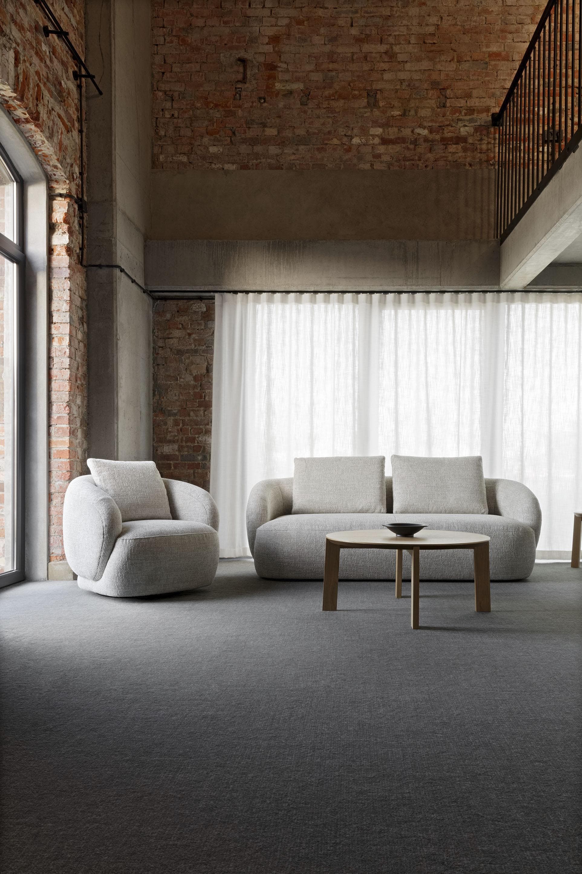 FLEXLUX Torino Sofa 2,5-Sitzer Braun Latte Modernes Design