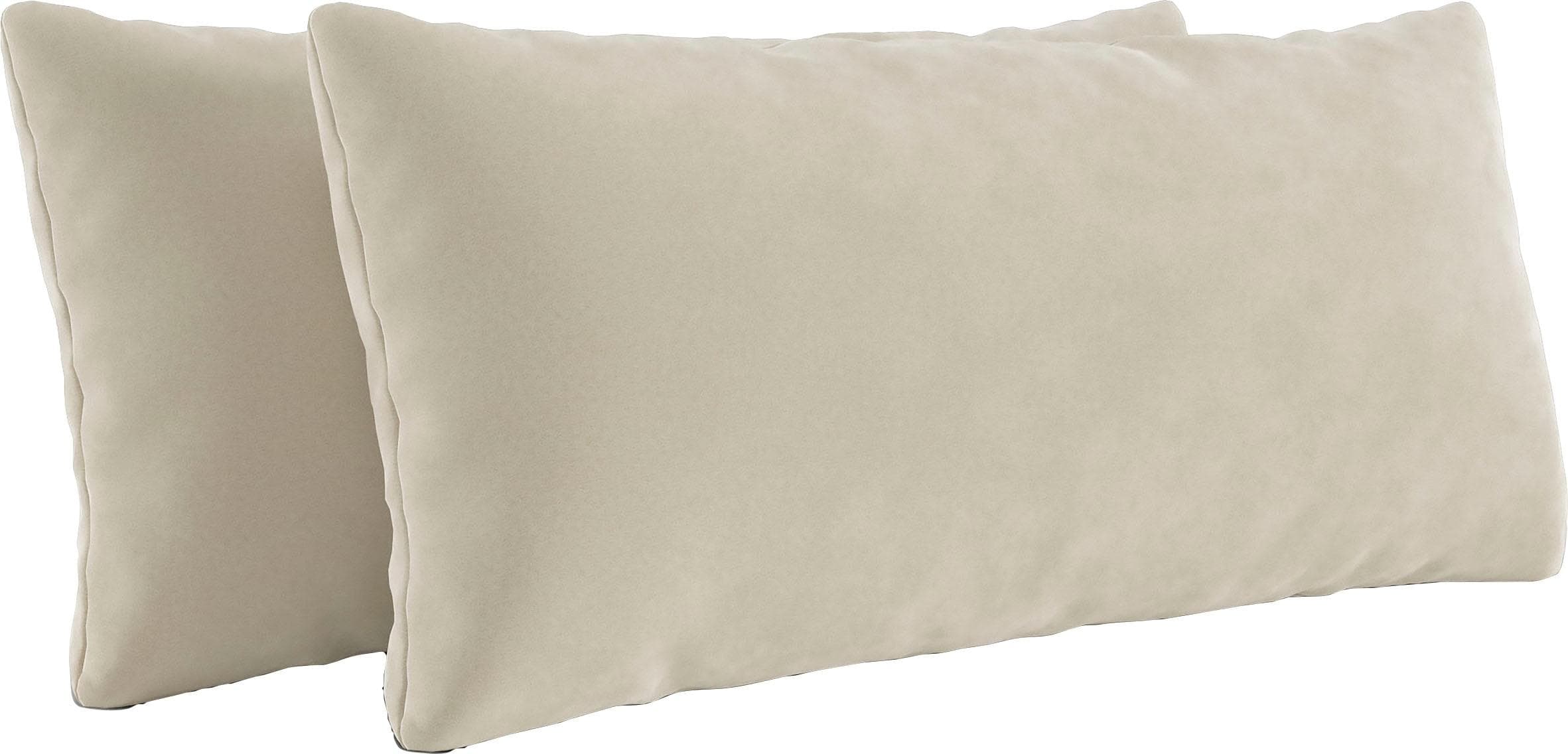 HOME AFFAIRE Sofakissen Viva 2er Set Beige Elfenbein Polyester