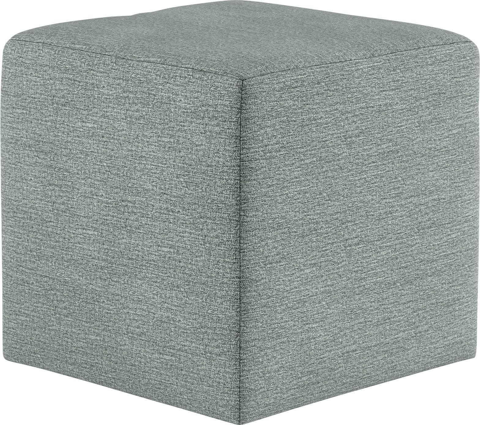 Moderner Sitzwürfel Hocker in Grau