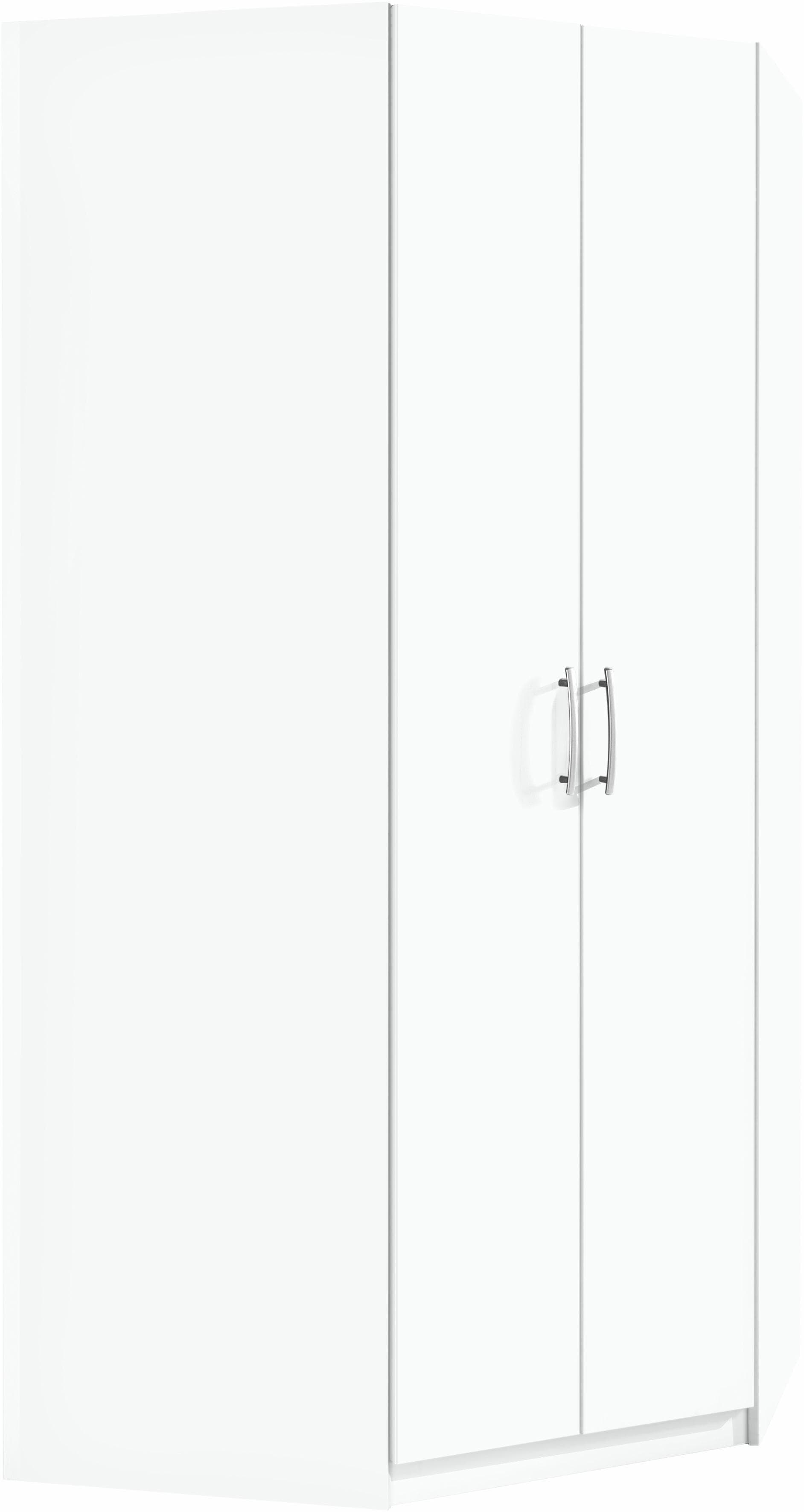 Eckkleiderschrank PRIESS Husum Weiß Modern