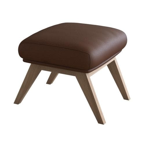 FLEXLUX Polsterhocker Adria Echteder Old Chestnut