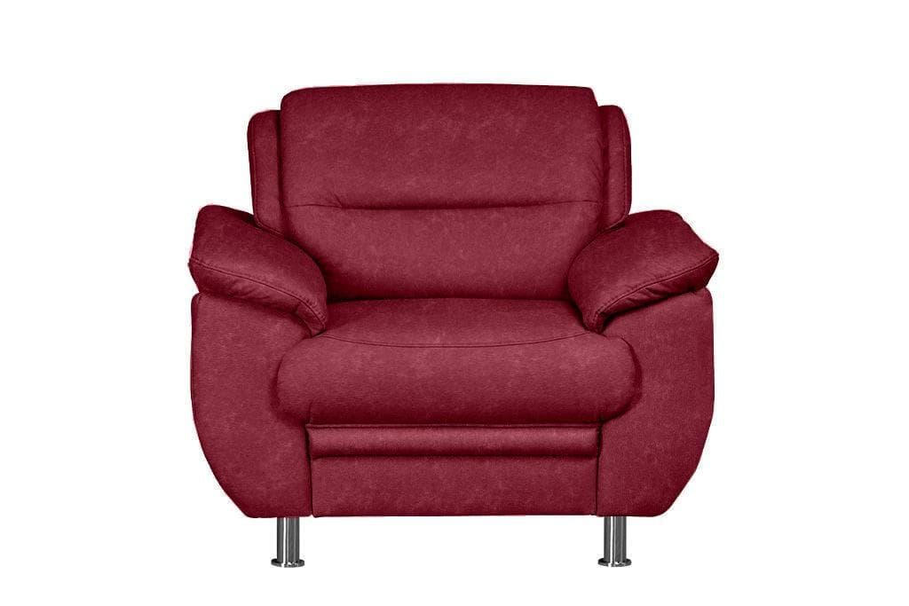 Sessel SIT & MORE Mailand Karminrot Luxus-Microfaser