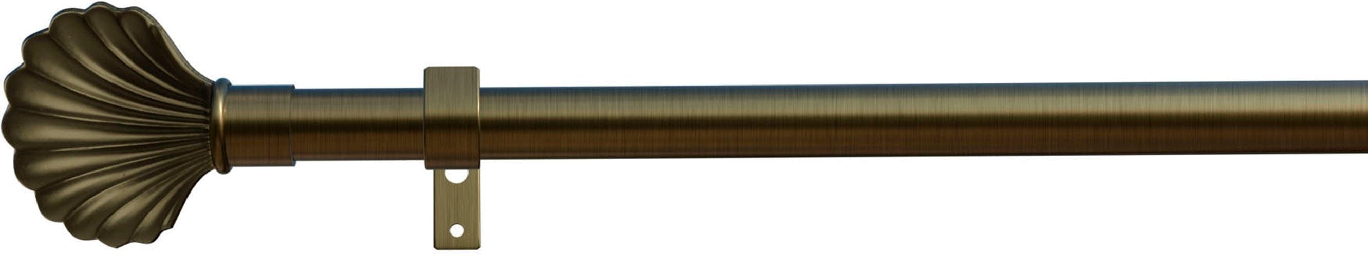 INDEKO Gardinenstange Volterra Altmessing 300cm