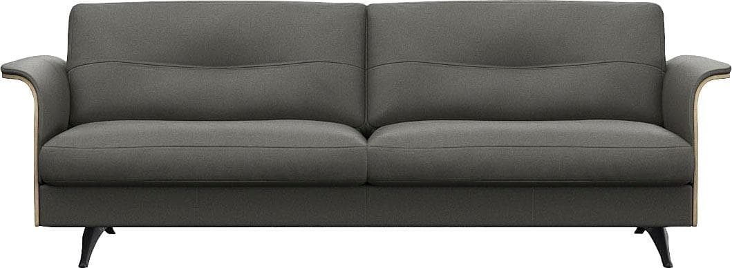 3-Sitzer Sofa Glow Echtleder Skandinavisches Design