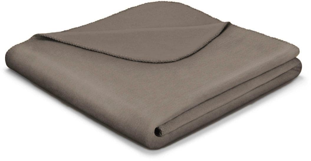 Biederlack Wohndecke Cotton Home Grau Taupe Baumwolle Polyacryl