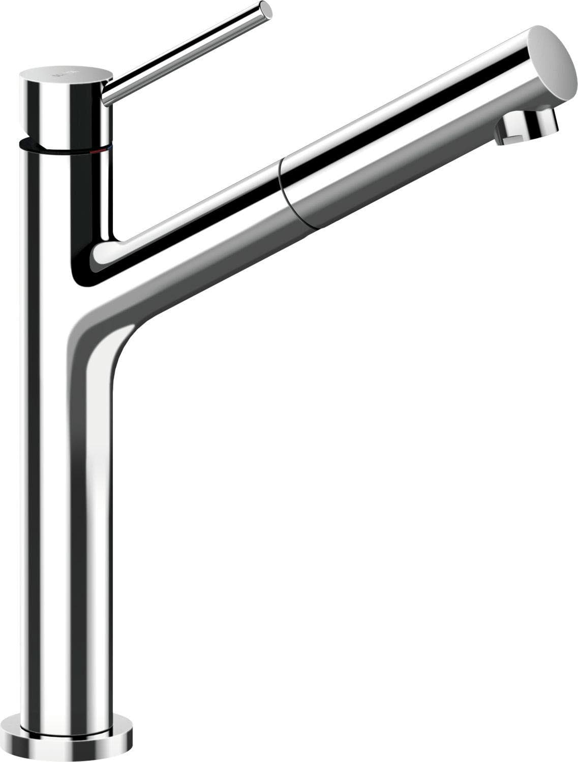 Küchenarmatur SCHOCK DION SB Silber Chrome Messing Ausziehbar