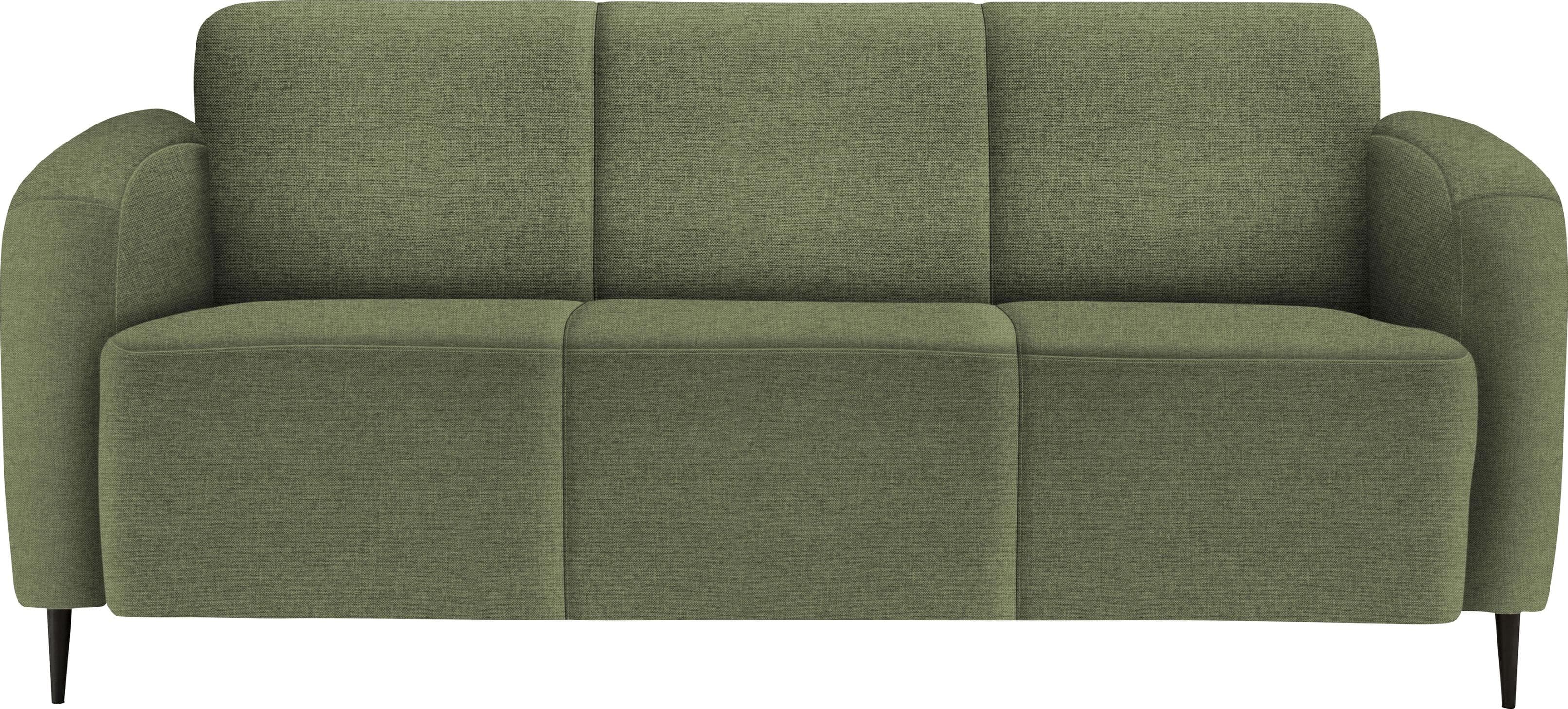 3-Sitzer Sofa HOME AFFAIRE "Marone" Grün Luxus-Microfaser