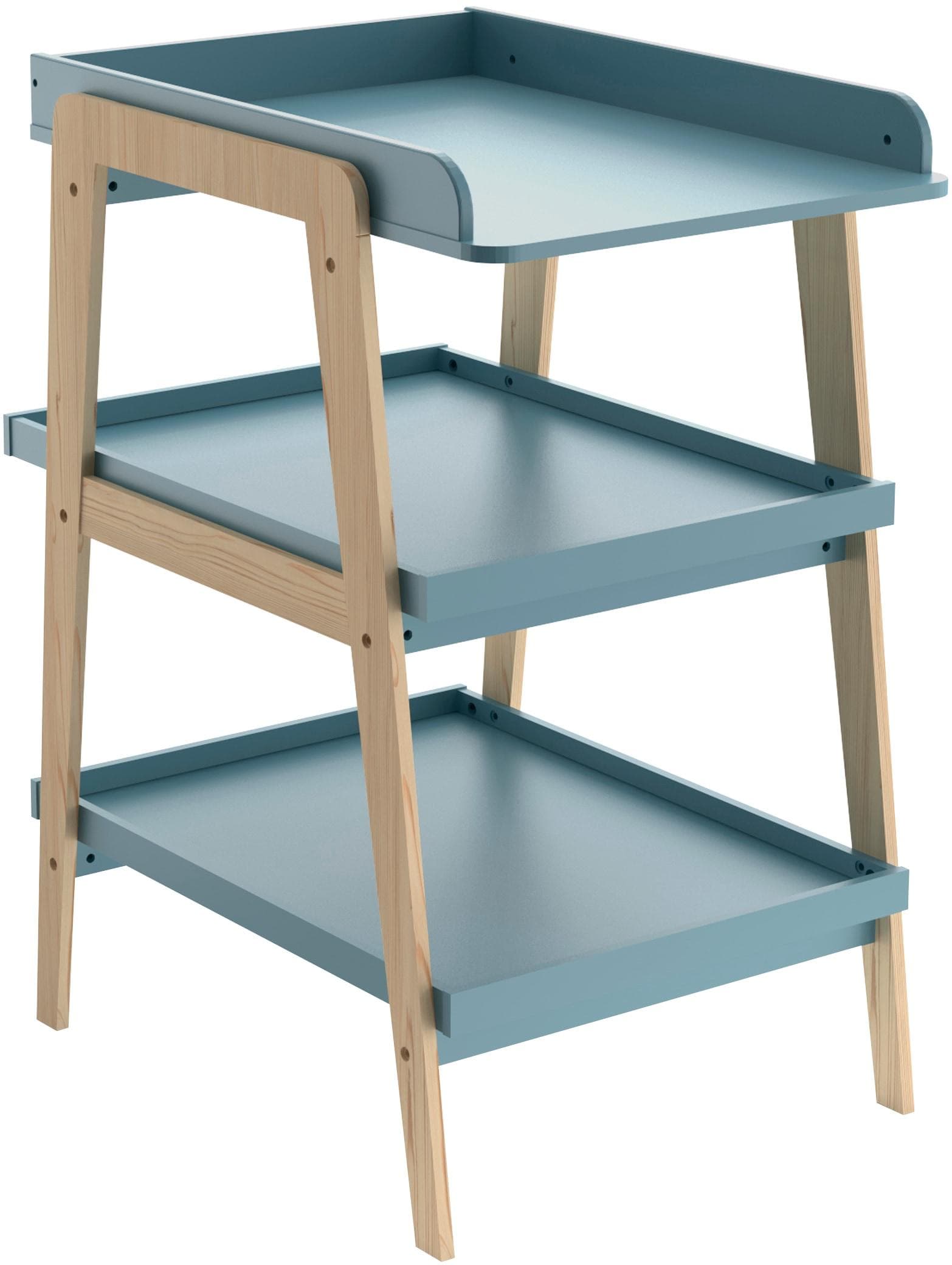 DEMEYERE GROUP Wickelkommode Tsuga Blau Praktisch