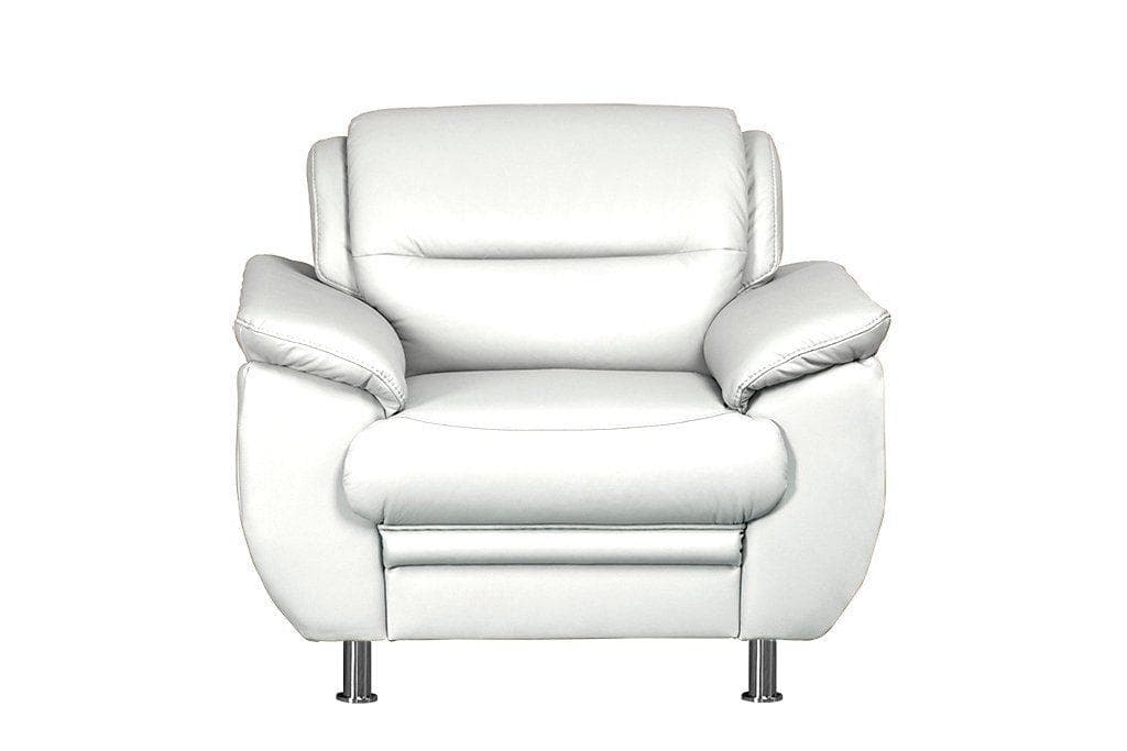 SIT & MORE Sessel Mailand Weiß Luxus-Kunstleder Klassisch