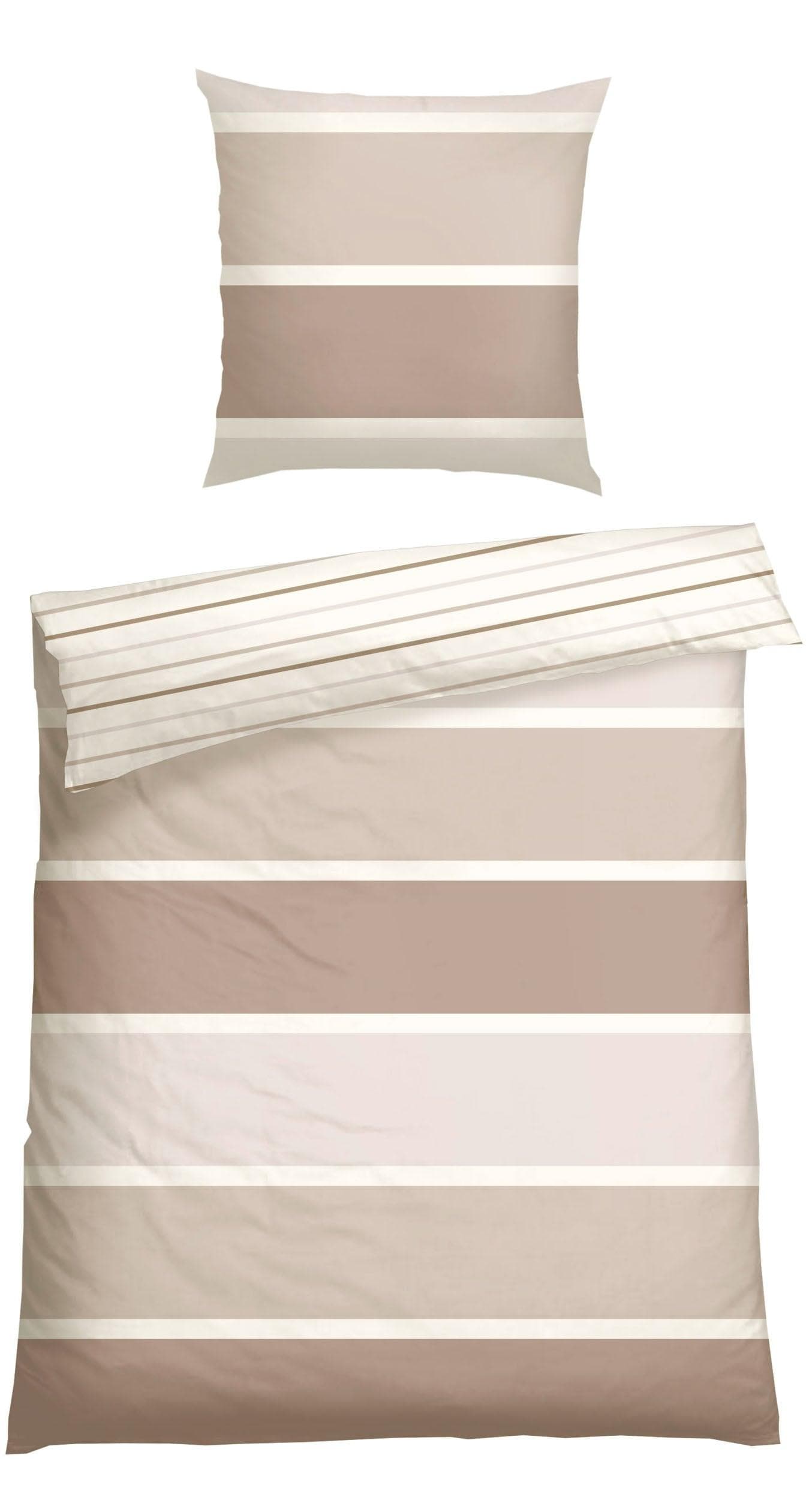 Schiesser Wendebettwäsche Brody: Klassische Streifen aus weicher Baumwolle