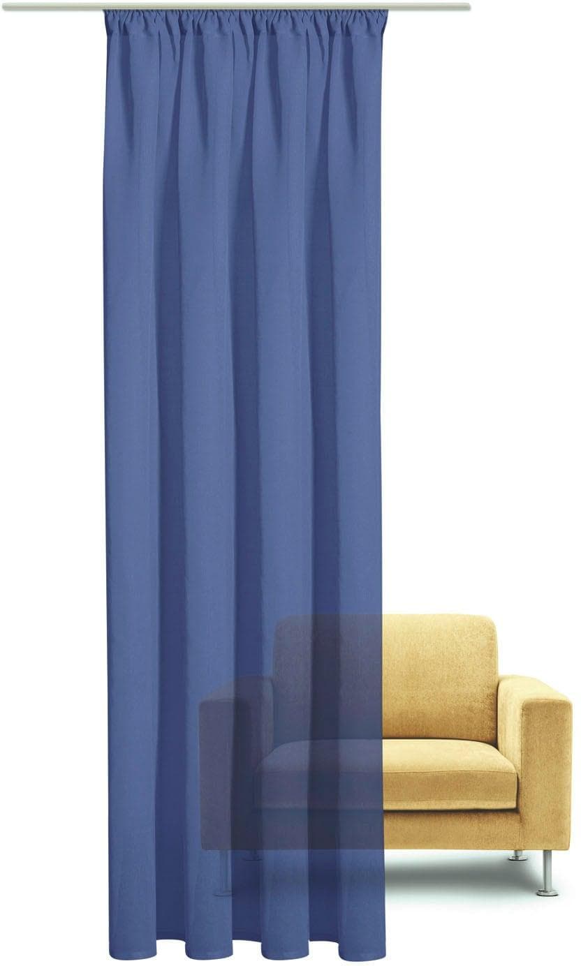 Gardine GERSTER Senja Blau Polyester Transparent