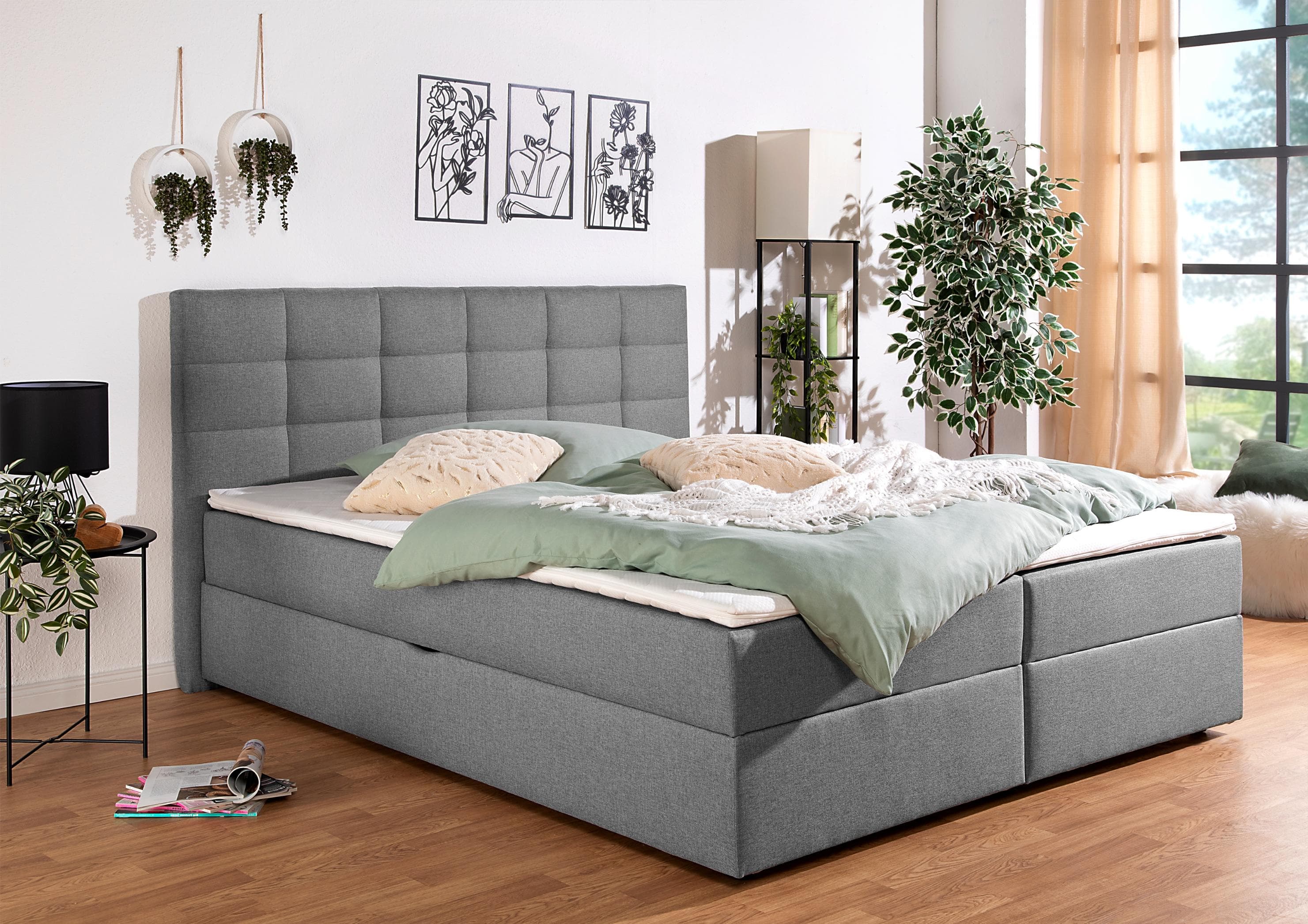 Home Affaire Boxbett Ovalo Grau