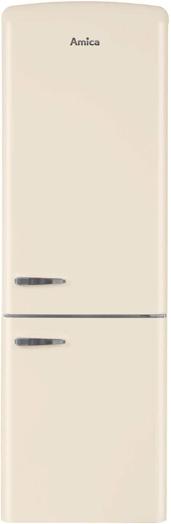 Amica Kühl-/Gefrierkombination Retro KGCR 387 109 B Beige NoFrost