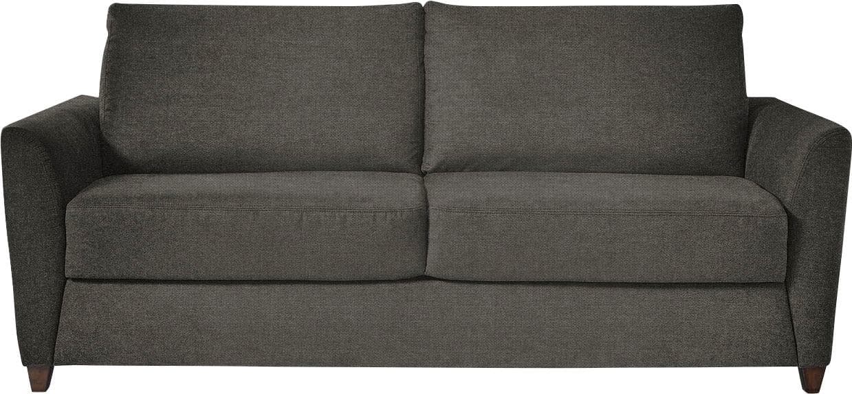 Schlafsofa BALI Dallas Grau Beige Dauerschläfer mit Ergoflex