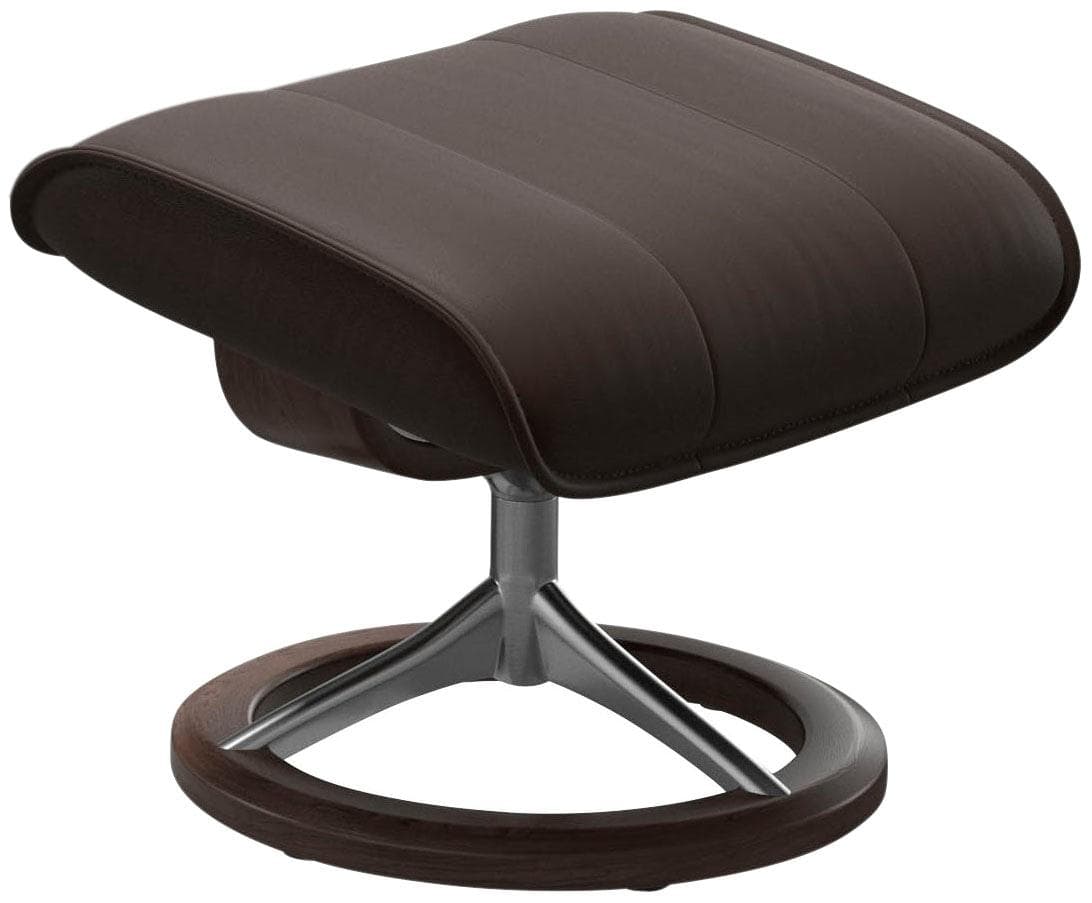STRESSLESS Admiral Fußhocker Braun BATICK Leder Signature Base