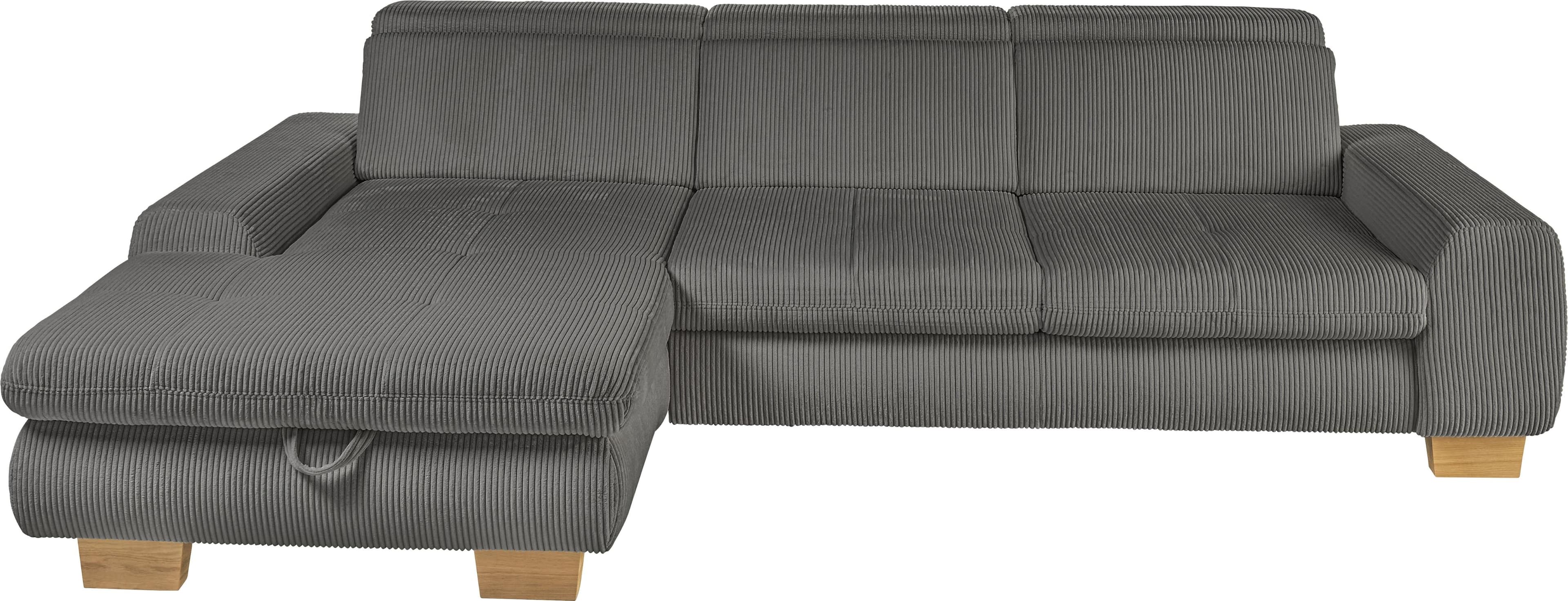 Set One by Musterring Ecksofa SO 3400 Anthrazit Cord