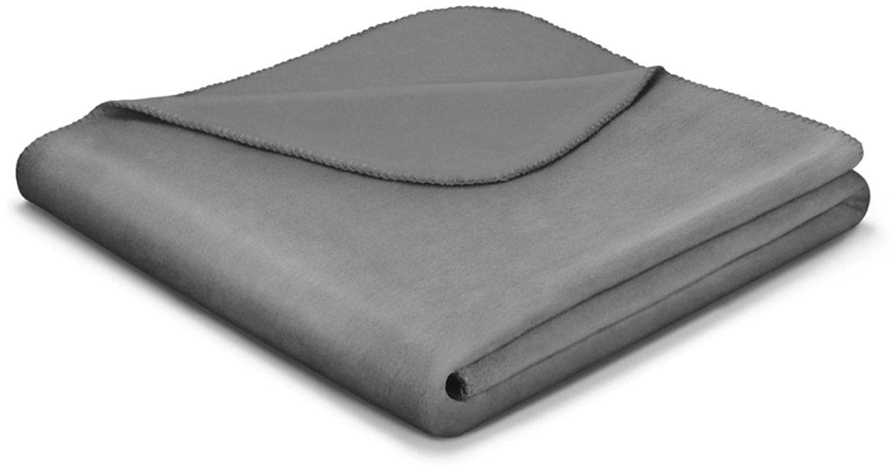 BIEDERLACK Wohndecke Cotton Home Grau Graphit Baumwolle