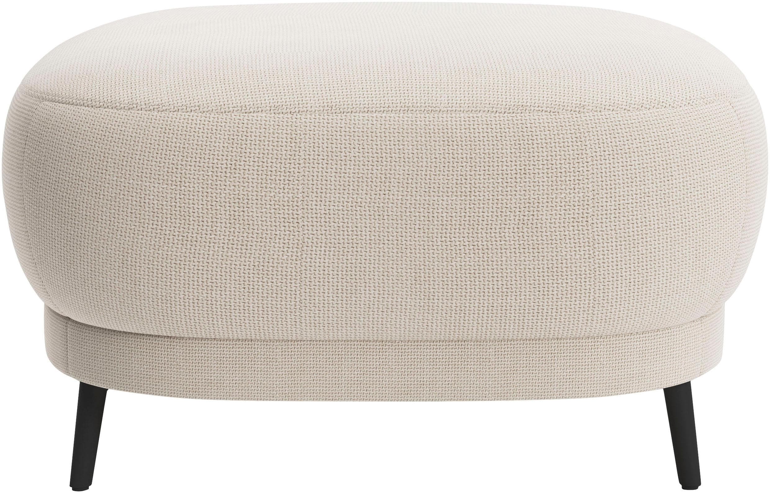 SIT & MORE Polsterhocker Blues Beige 100% Polyester