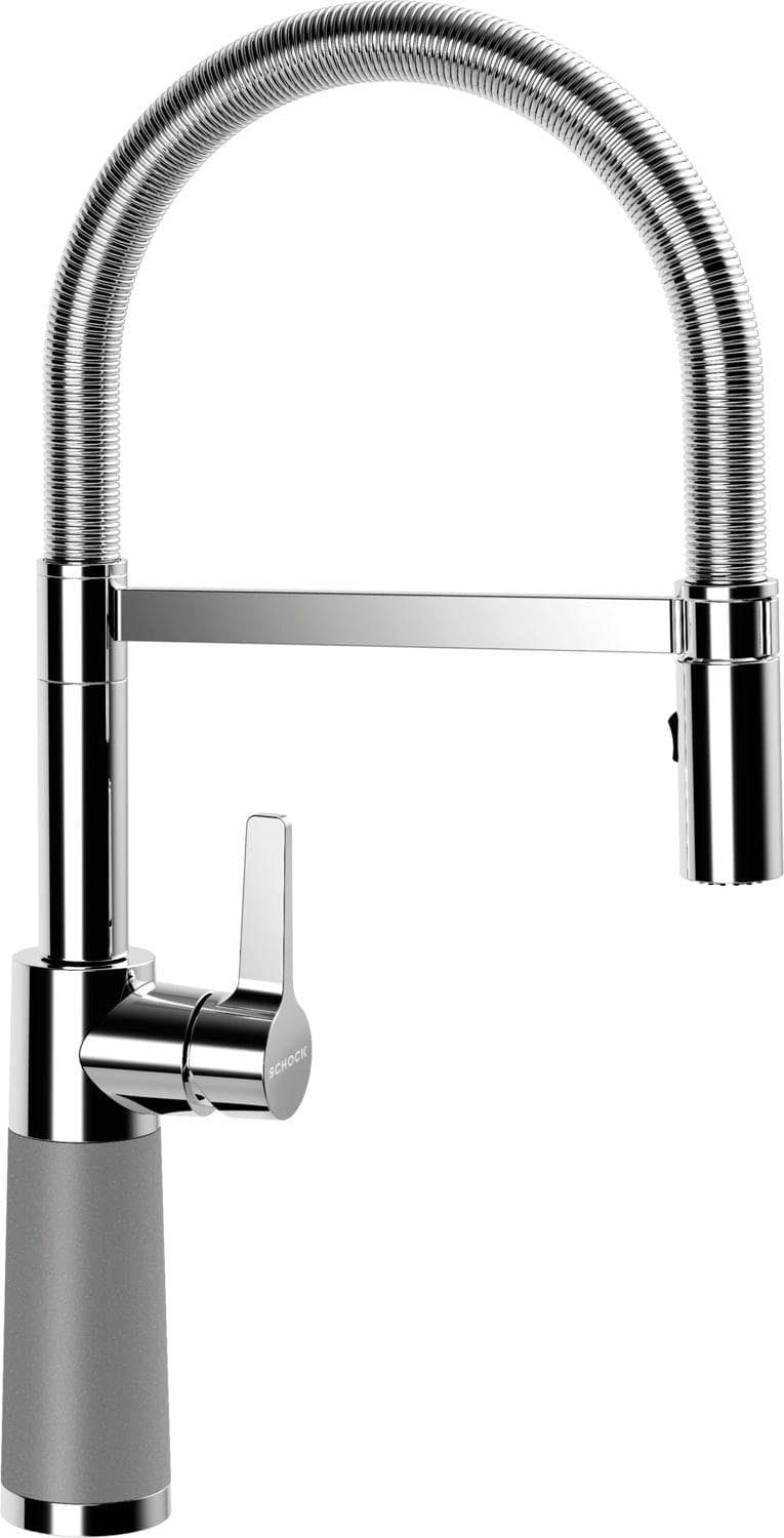 Küchenarmatur SCHOCK SC-550 Grau Messing