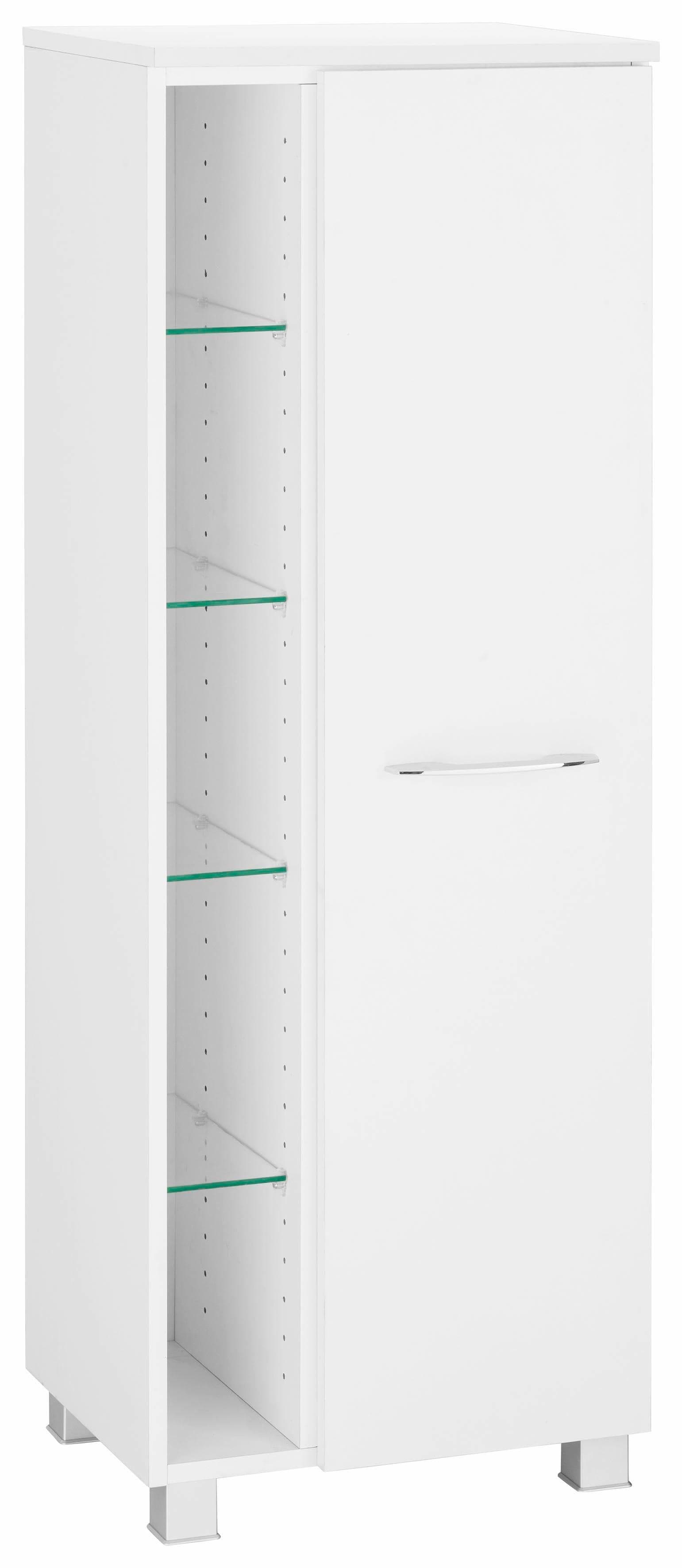 Welltime Midischrank Portofino - Eleganter Badschrank mit Verstellbaren Böden