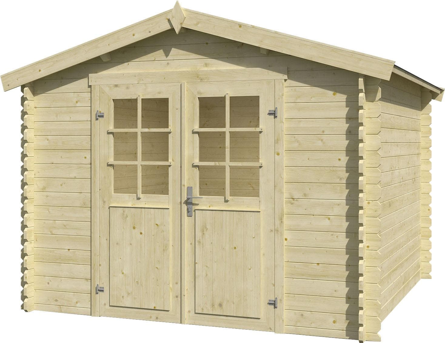 Lasita Maja Norah 275 Gartenhaus Fichte Blockbohlen