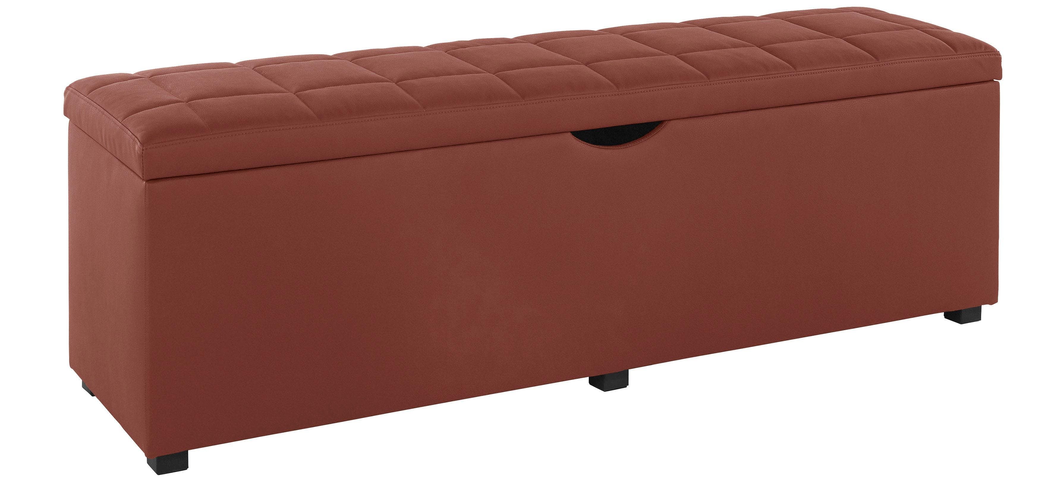 Home Affaire Hockerbank Checked mit Stauraum und Polsterung