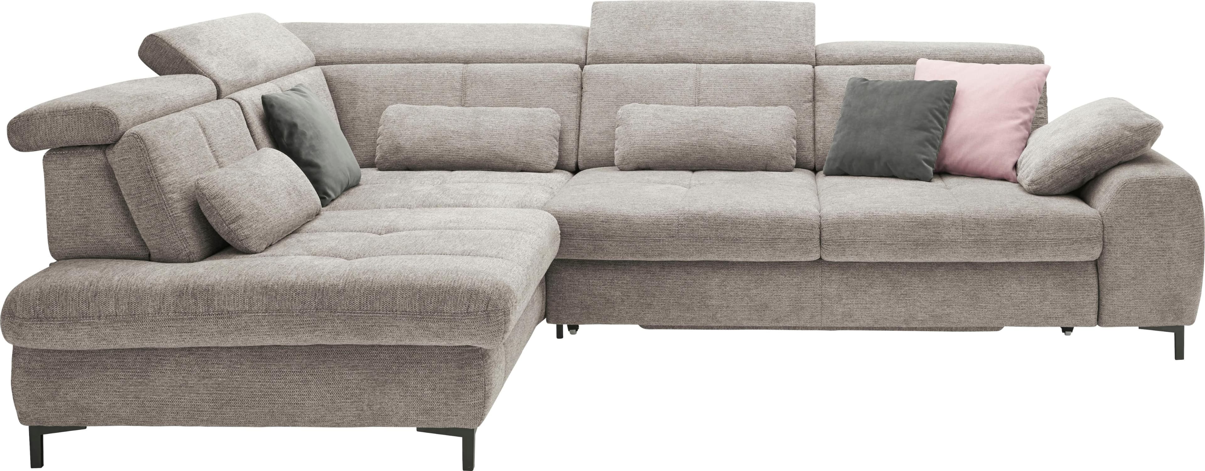 Set One by Musterring Ecksofa SO 3400 Beige mit Bettfunktion