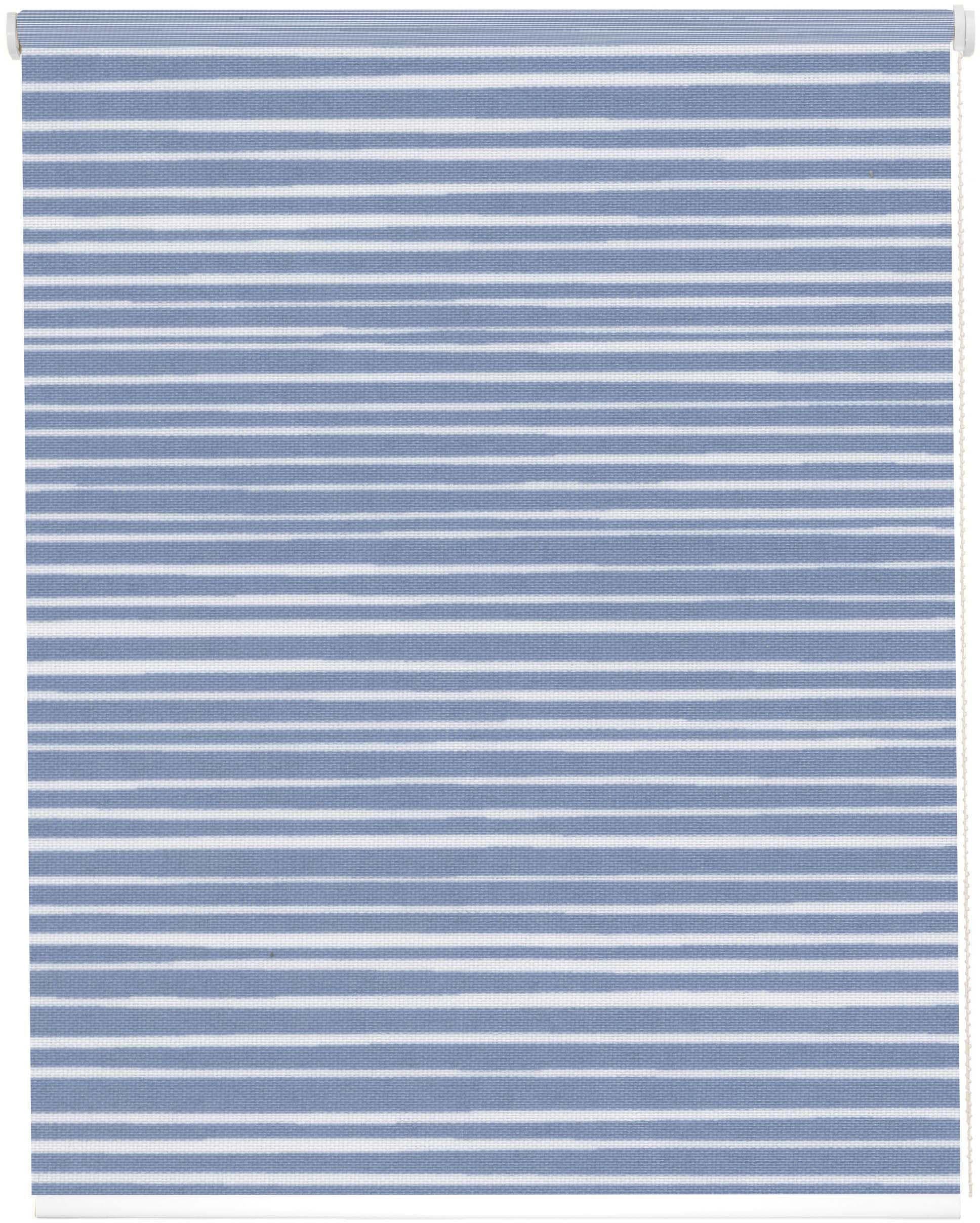 Seitenzugrollo SUNLINES StartUp Style Stripes blau weiß