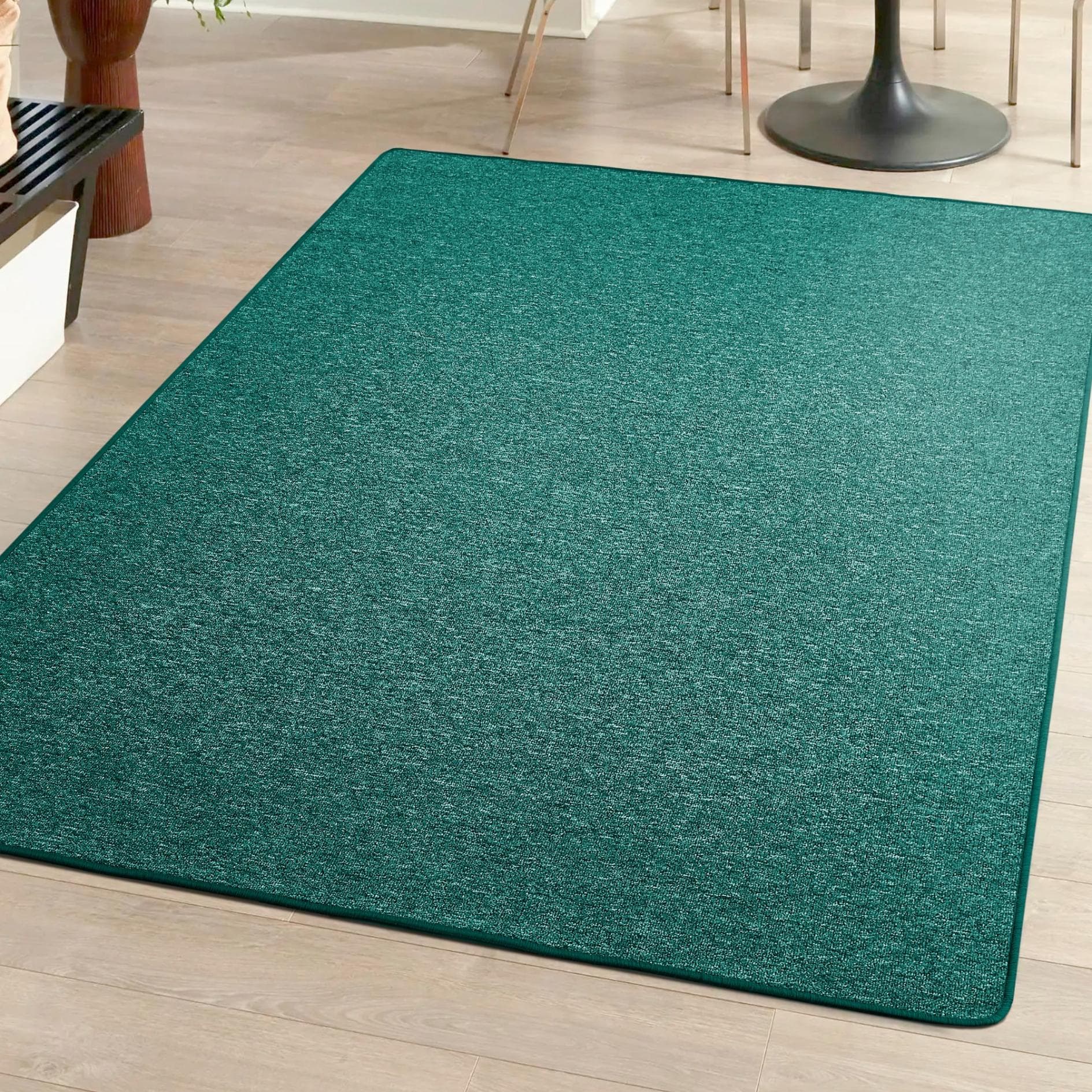 ANDIAMO Teppich Luton Grün Melierte Optik 100% Polypropylen
