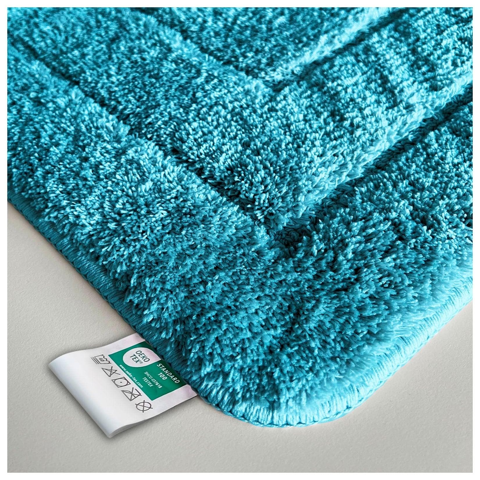 Karat homeliving Badematte Atlantis Türkis Rutschhemmend