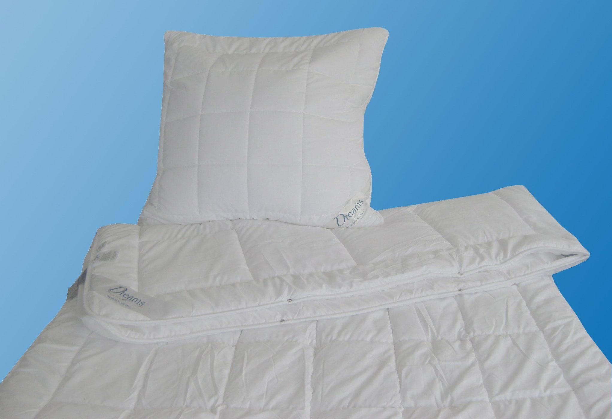 Dreams Microfaserbettdecke Superflausch Weiß 4-Jahreszeiten