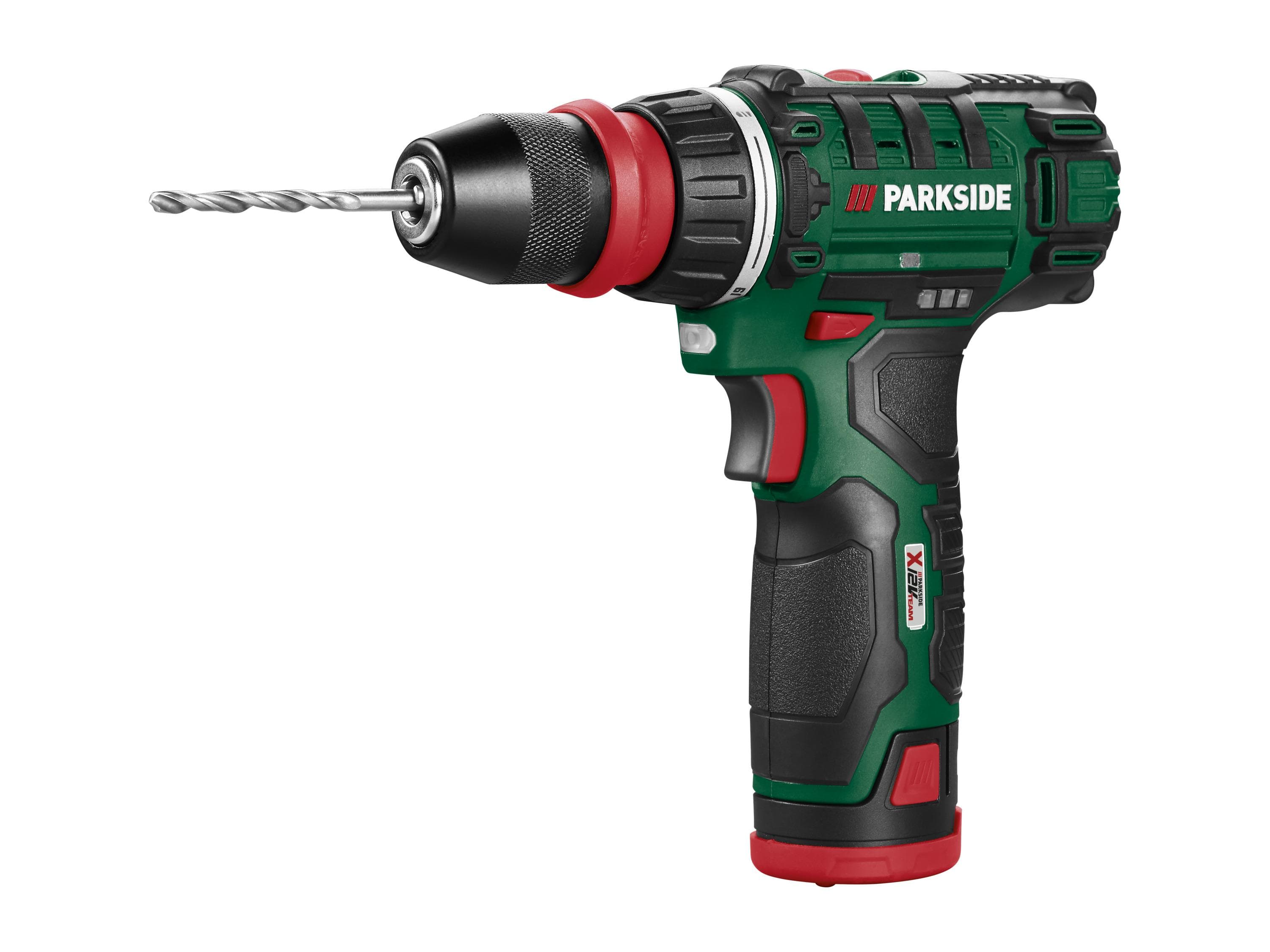PARKSIDE® 12 V Akku-Bohrschrauber-Set PBSA 12 E4 mit Akku und Ladegerät