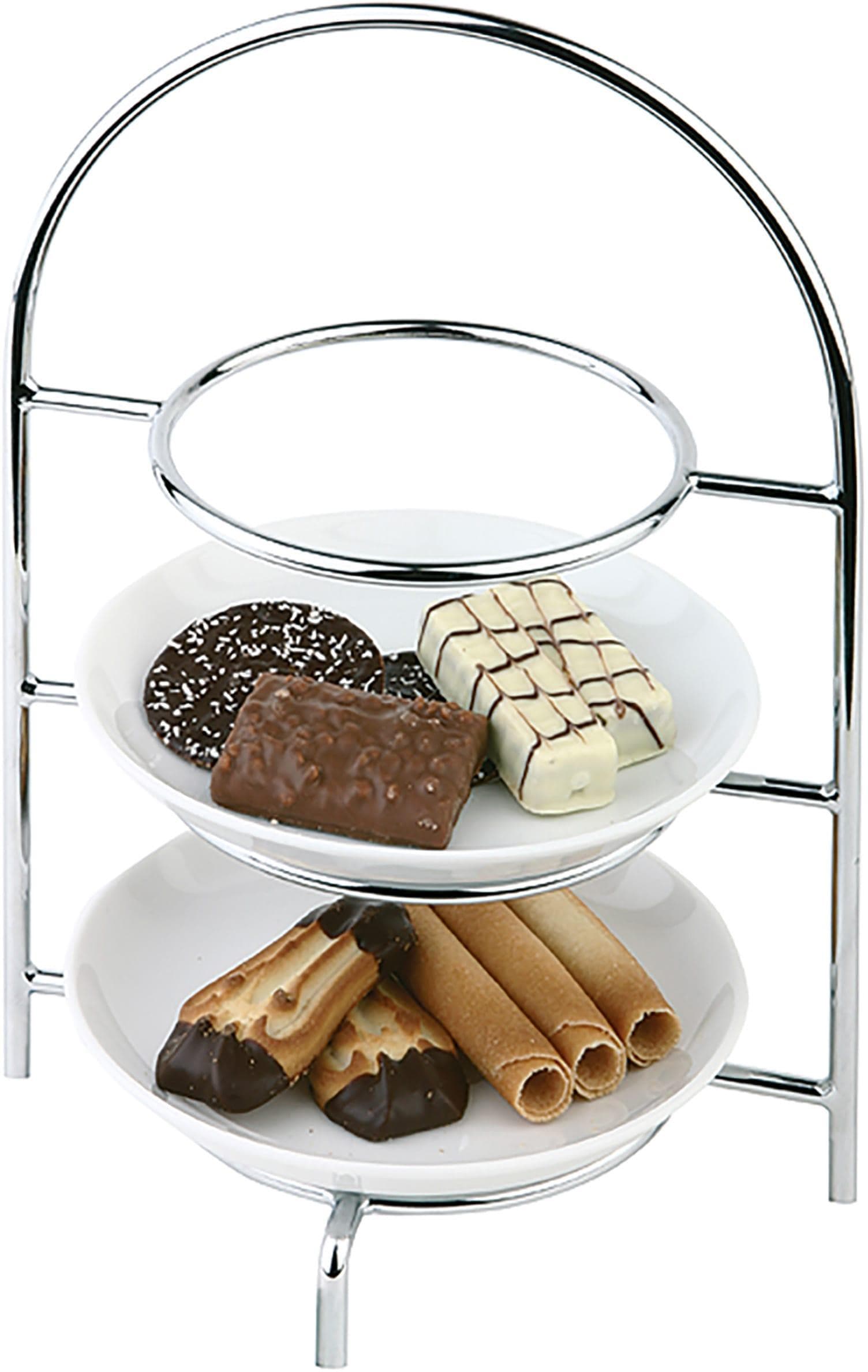 Servier-Set APS Serviergestell Chromfarben