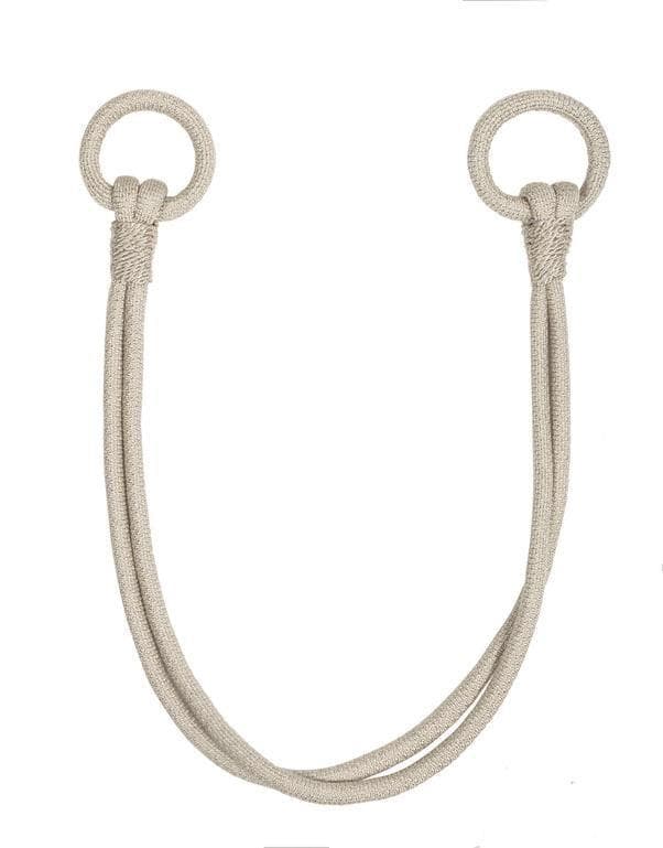 GERSTER Raffhalter Morena Grau Beige Viskosemischung