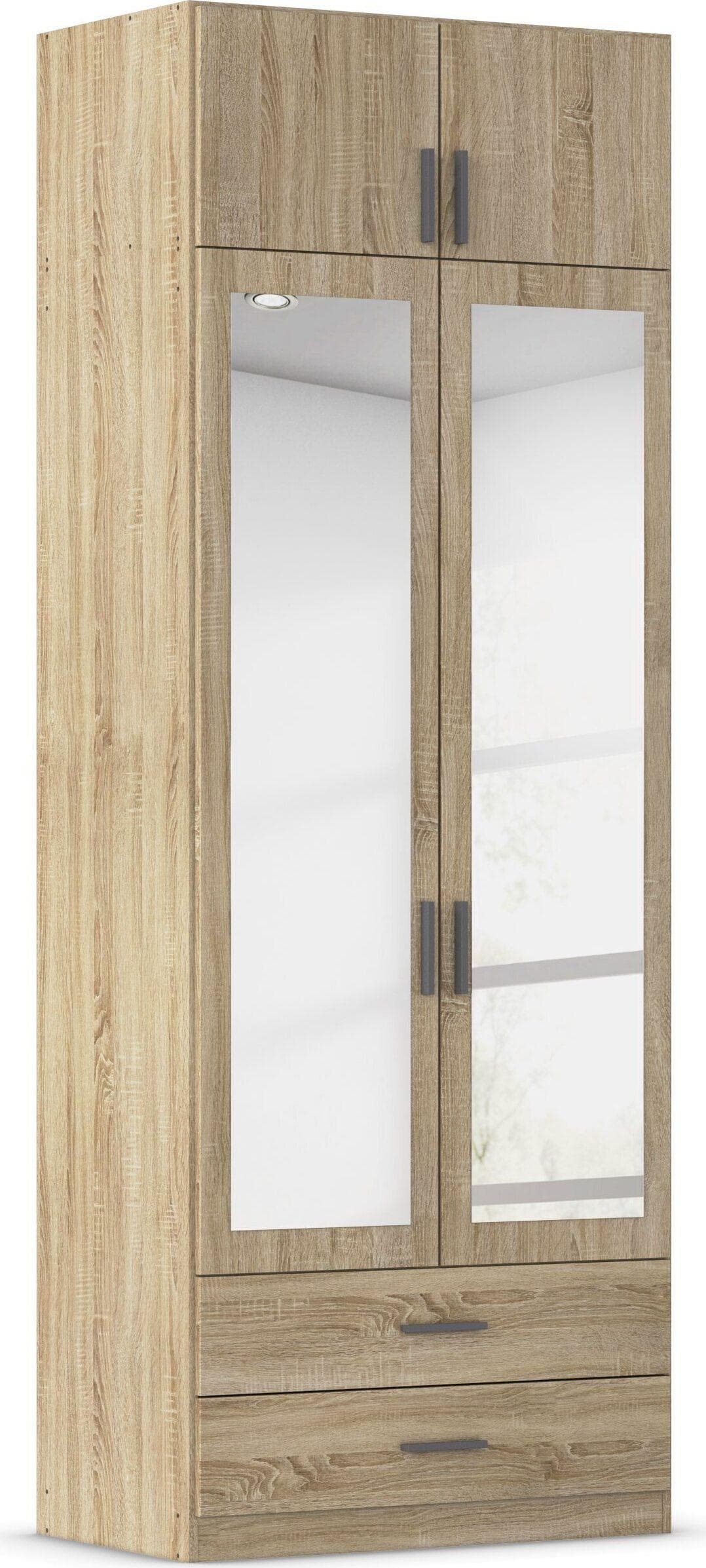 Kleiderschrank RAUCH Schrank Garderobe Wäscheschrank Gamma Eiche Sonoma