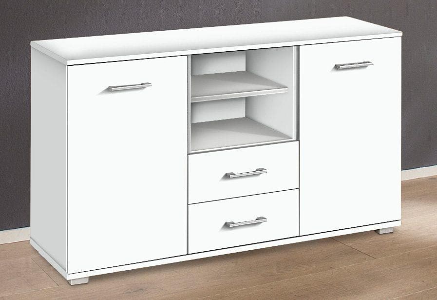 Kombikommode PRIESS Weiß Modern 123cm