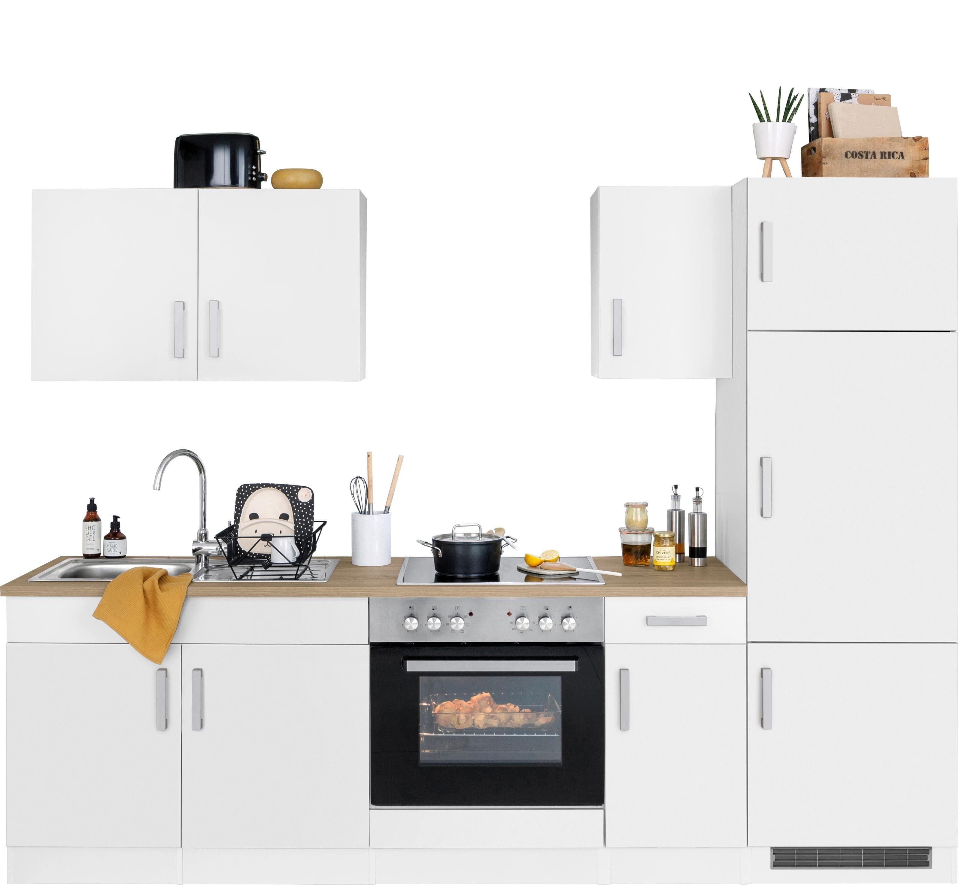 KOCHSTATION "KS-Gera" 270 cm mit E-Geräten und Arbeitsplatte