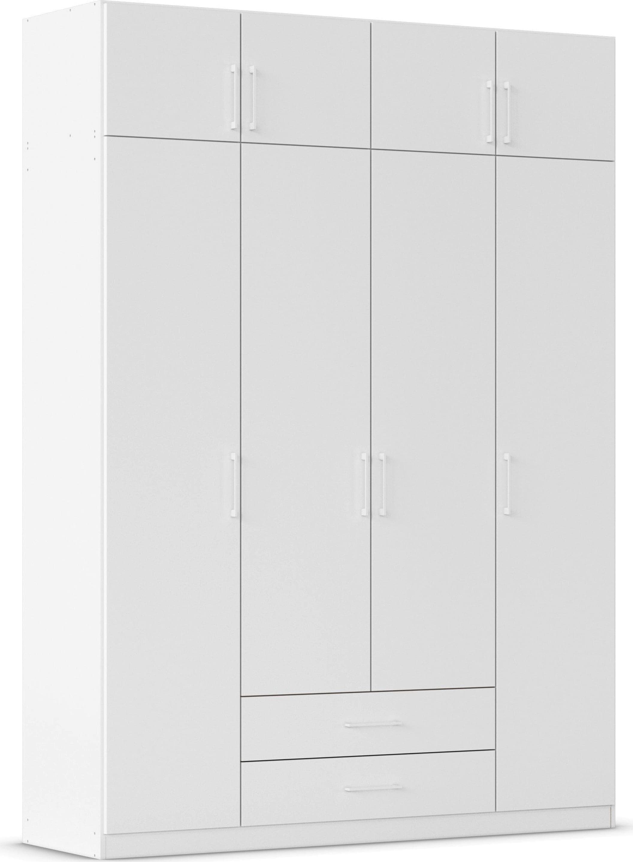 Rauch Kleiderschrank Alpinweiß Garderobe Wäscheschrank