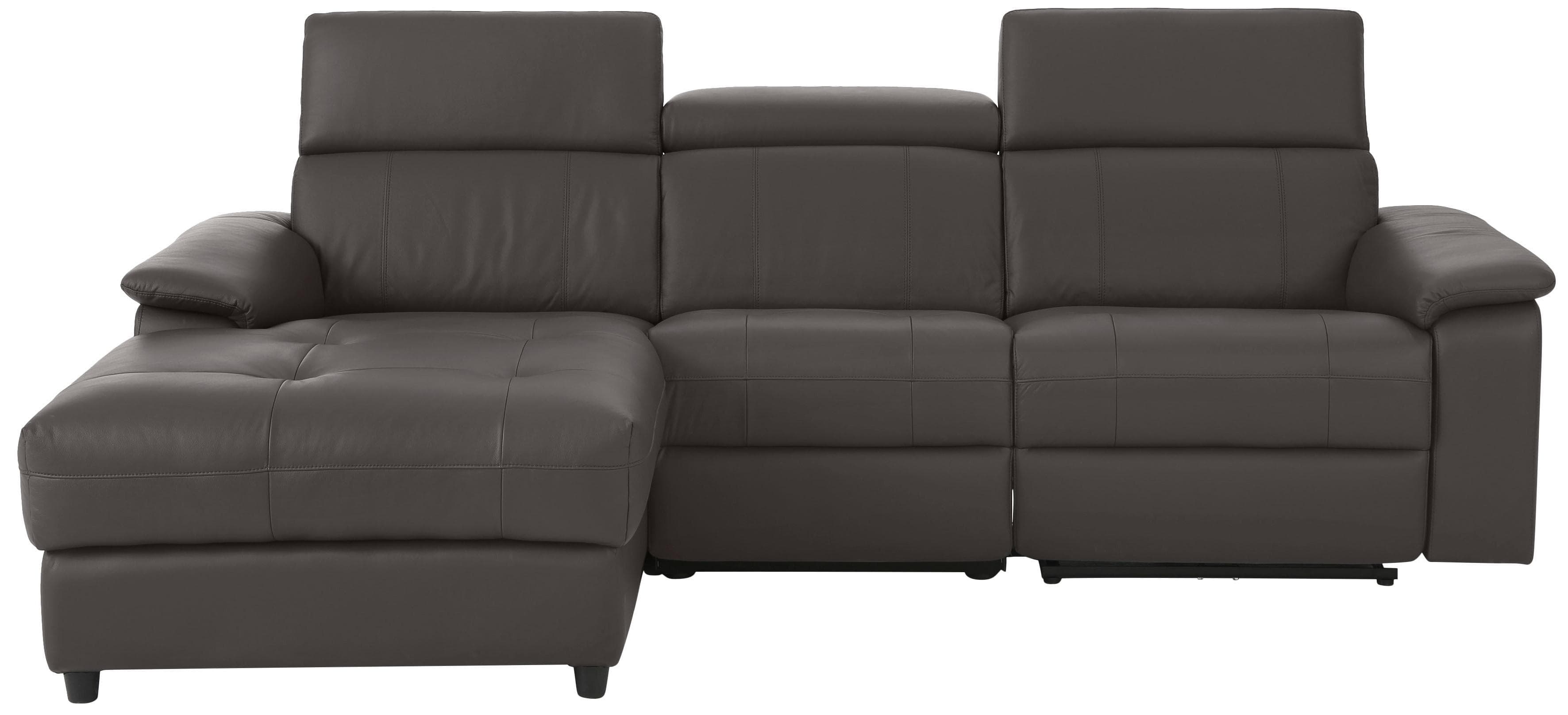 HOME AFFAIRE Ecksofa Binado L-Form Braun Relaxfunktion