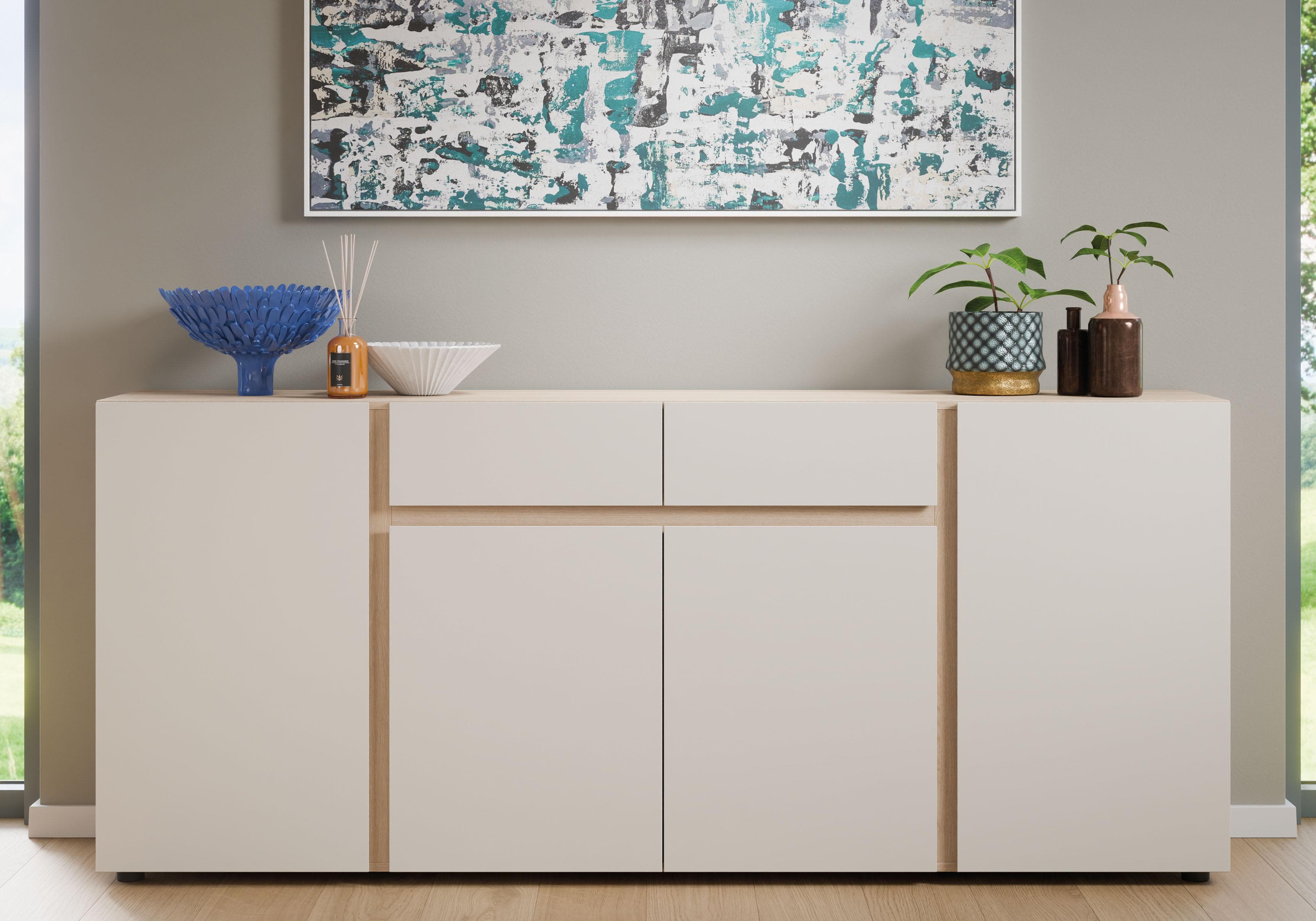 Home Affaire Sideboard TAVERA Grifflos Lindberg Eiche