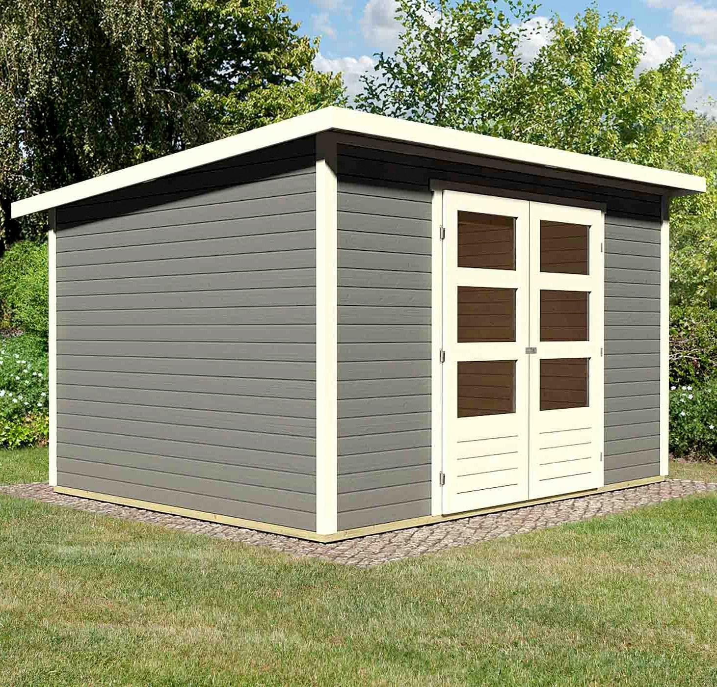 Karibu Gartenhaus Stockach 5 Nordische Fichte Steck-/Schraubsystem