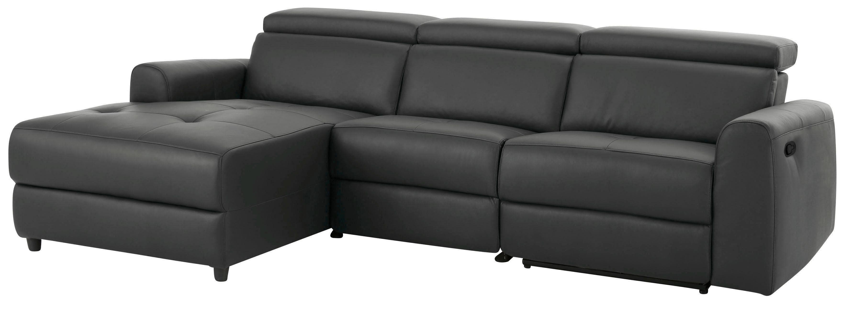 HOME AFFAIRE Ecksofa Sentrano L-Form Grau Relaxfunktion