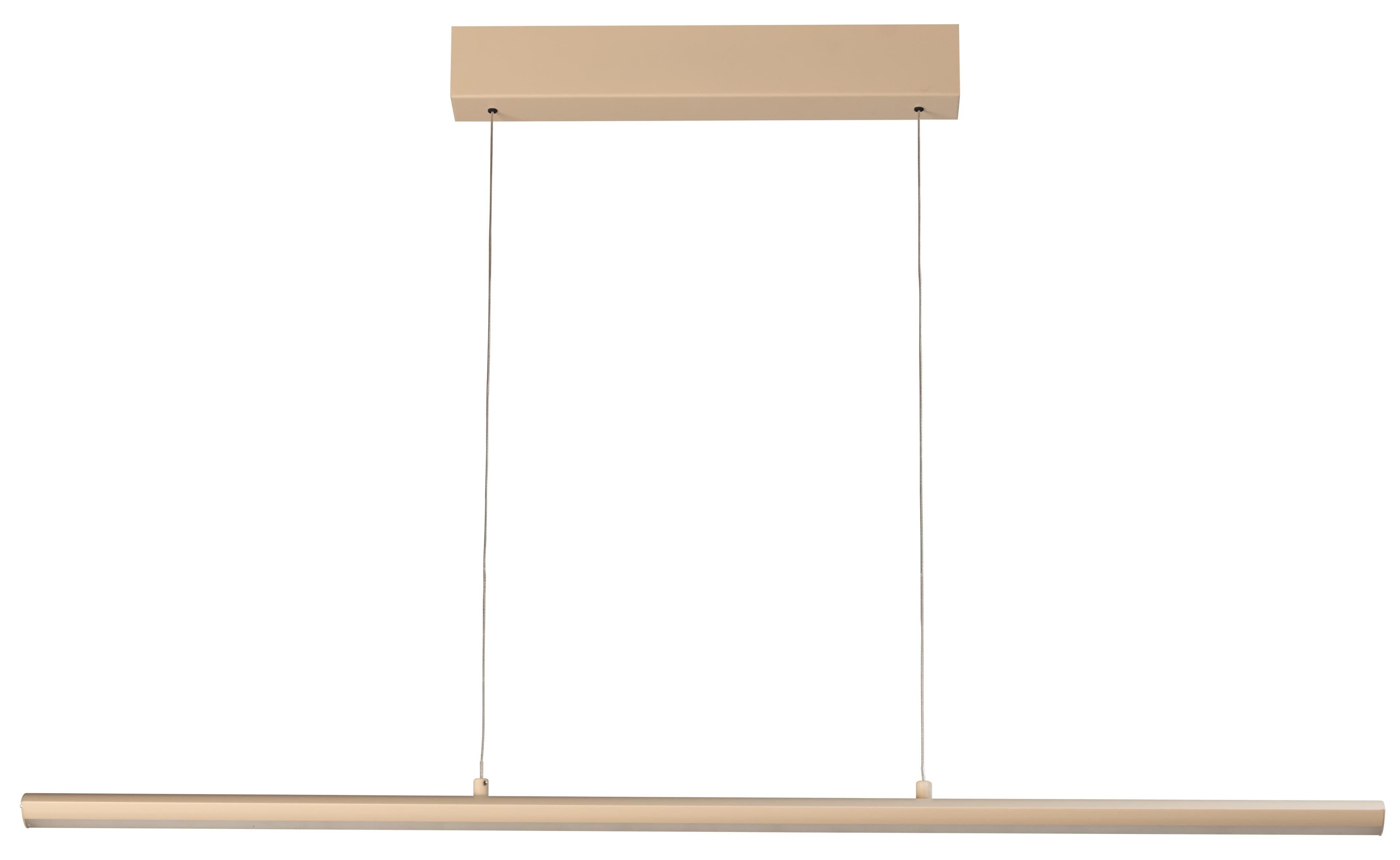 Fischer und Honsel LED-Hängelampe Borena Sandfarben Metall