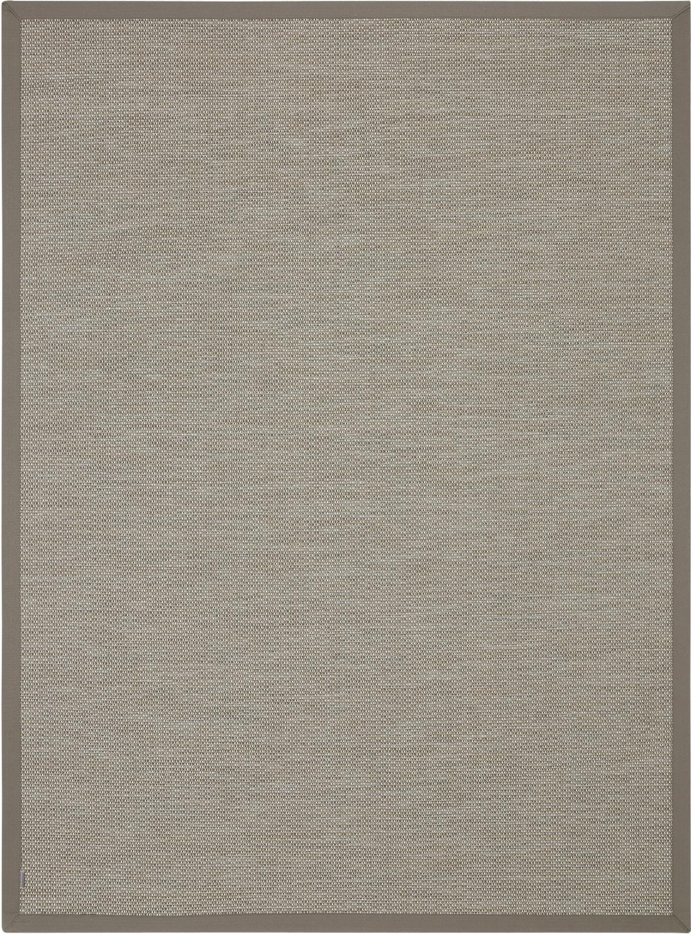 DEKOWE Teppich Naturino Color Grau Sisal-Optik Outdoor