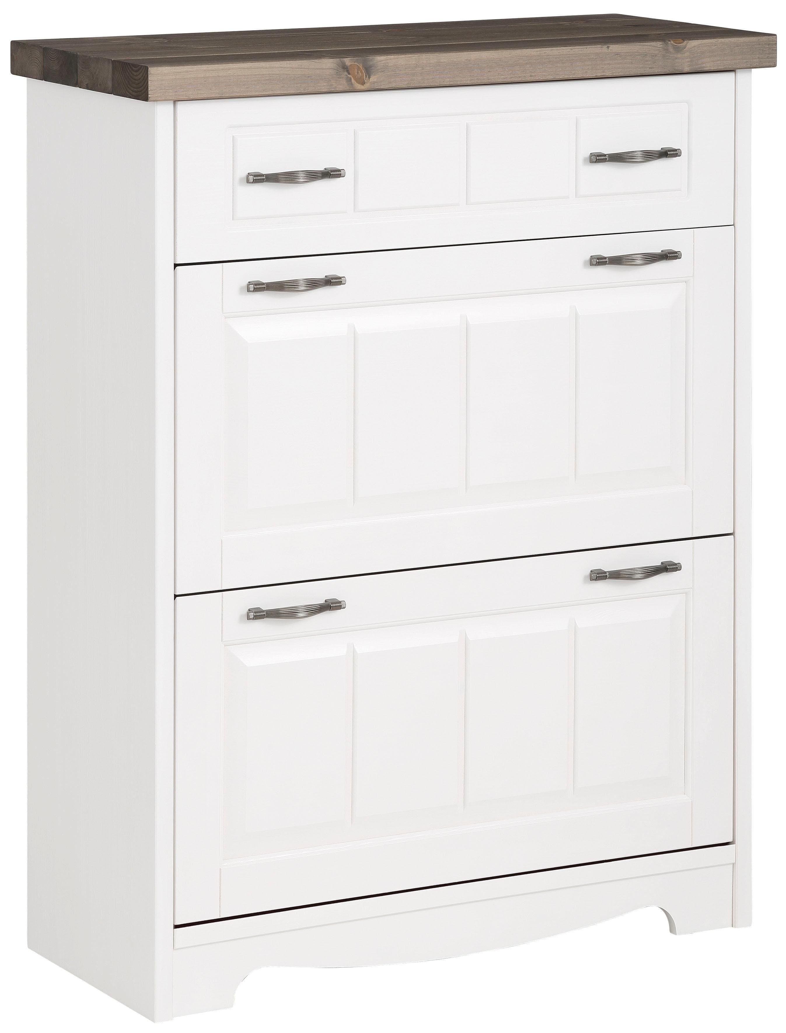 Antike Schuhkommode aus Holz