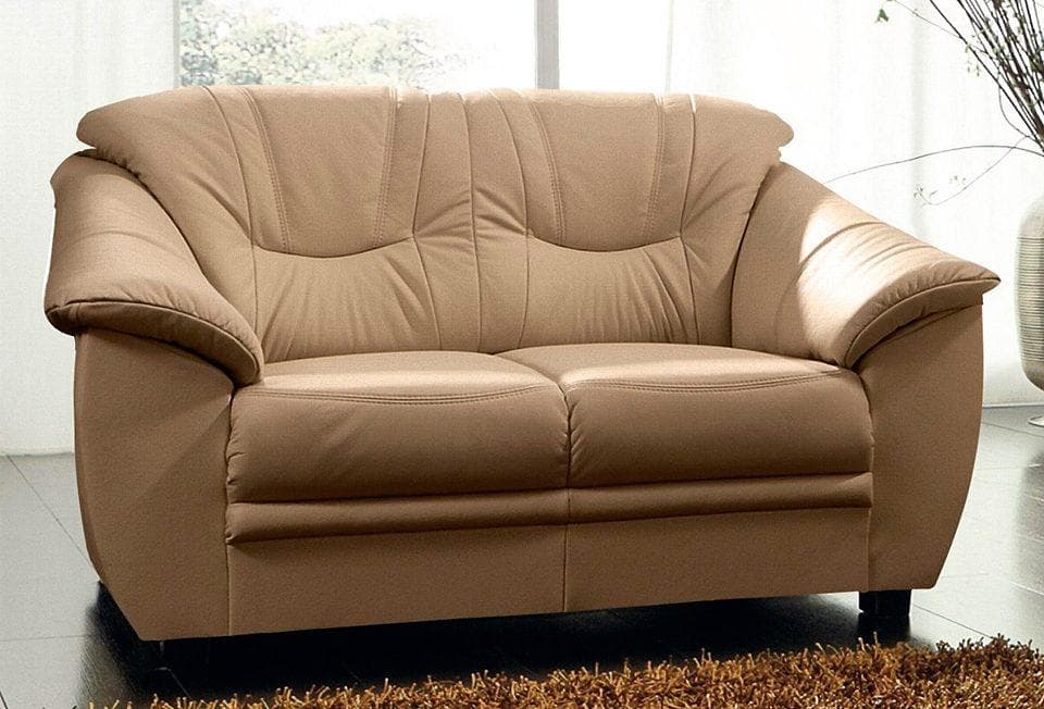 SIT & MORE 2-Sitzer Savona Sofa Braun Modern