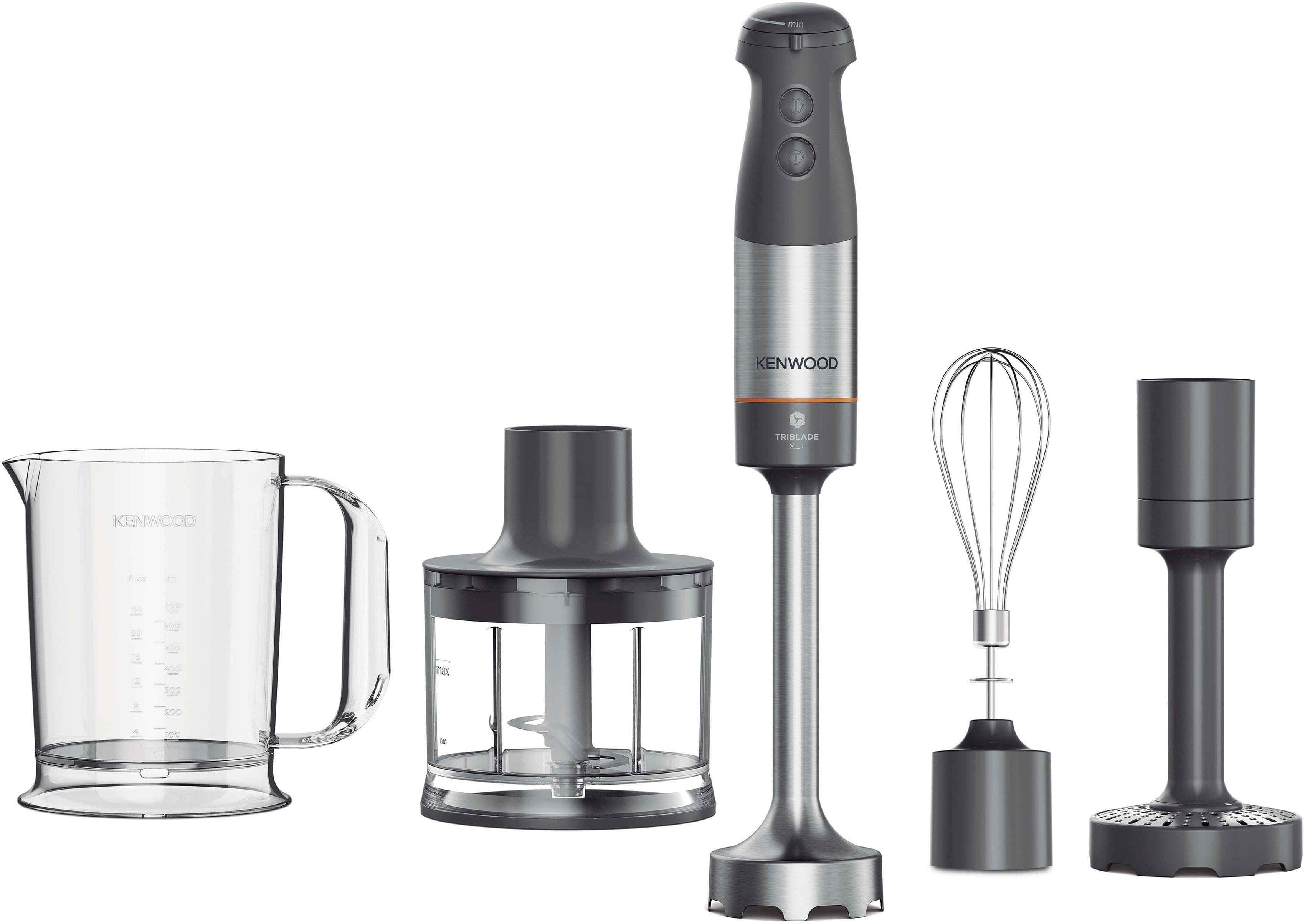 KENWOOD Stabmixer Triblade XL+ 1000W Grau/Silber